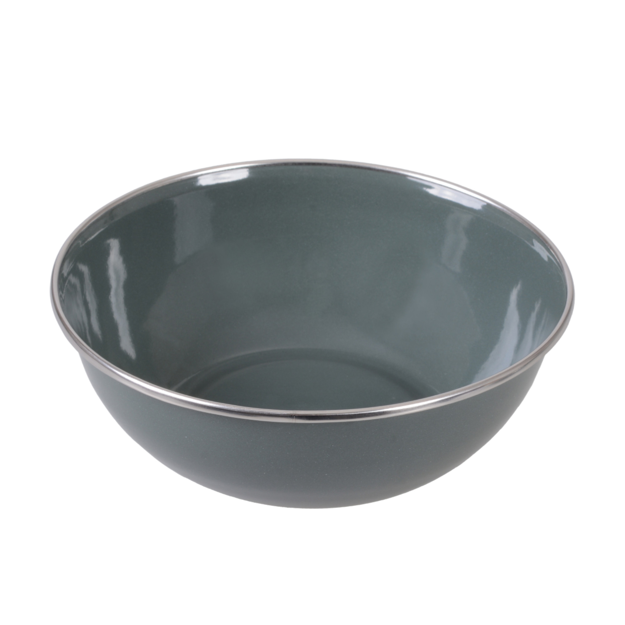 Schale emailliert grau 15 cm