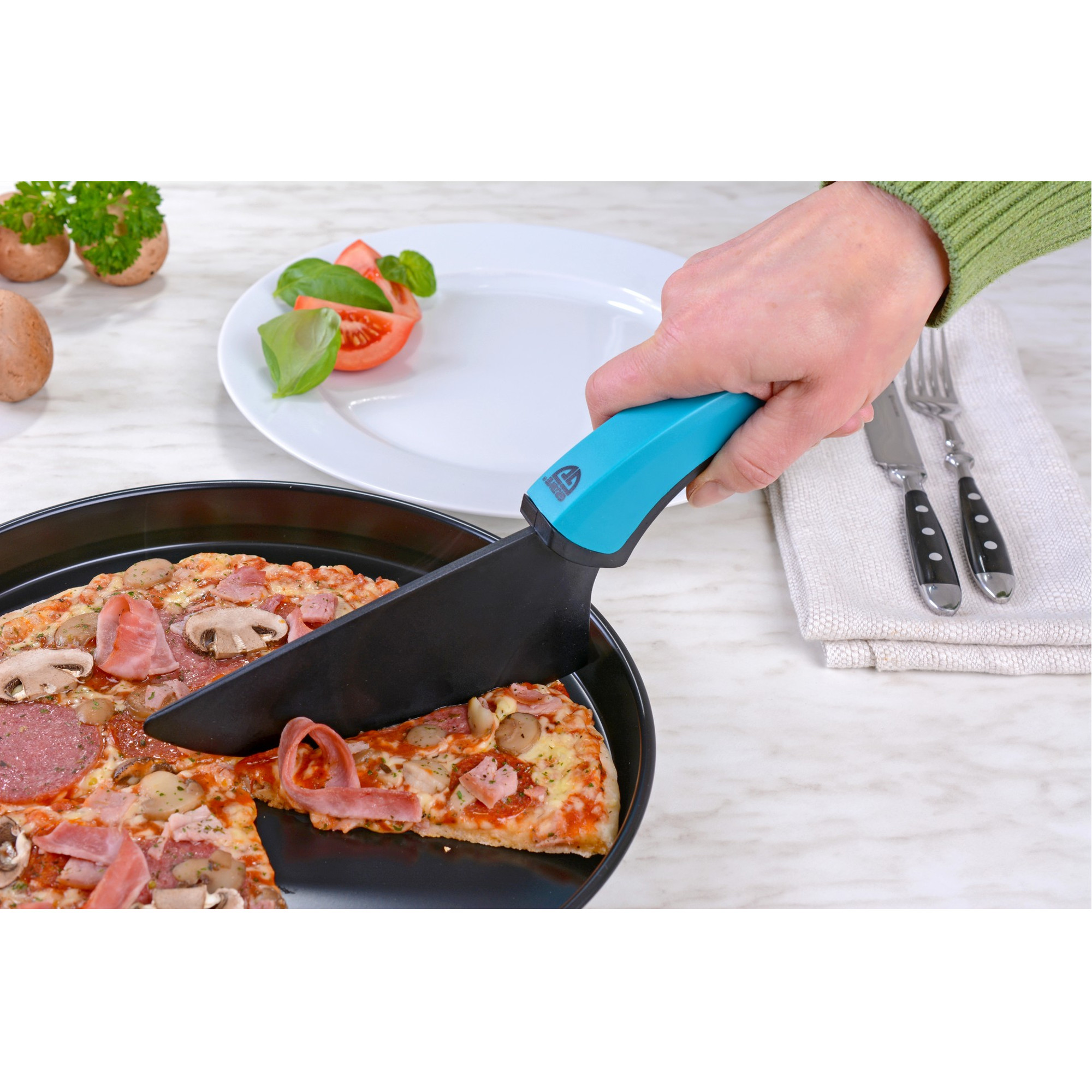 Pizzamesser mit Nylonklinge