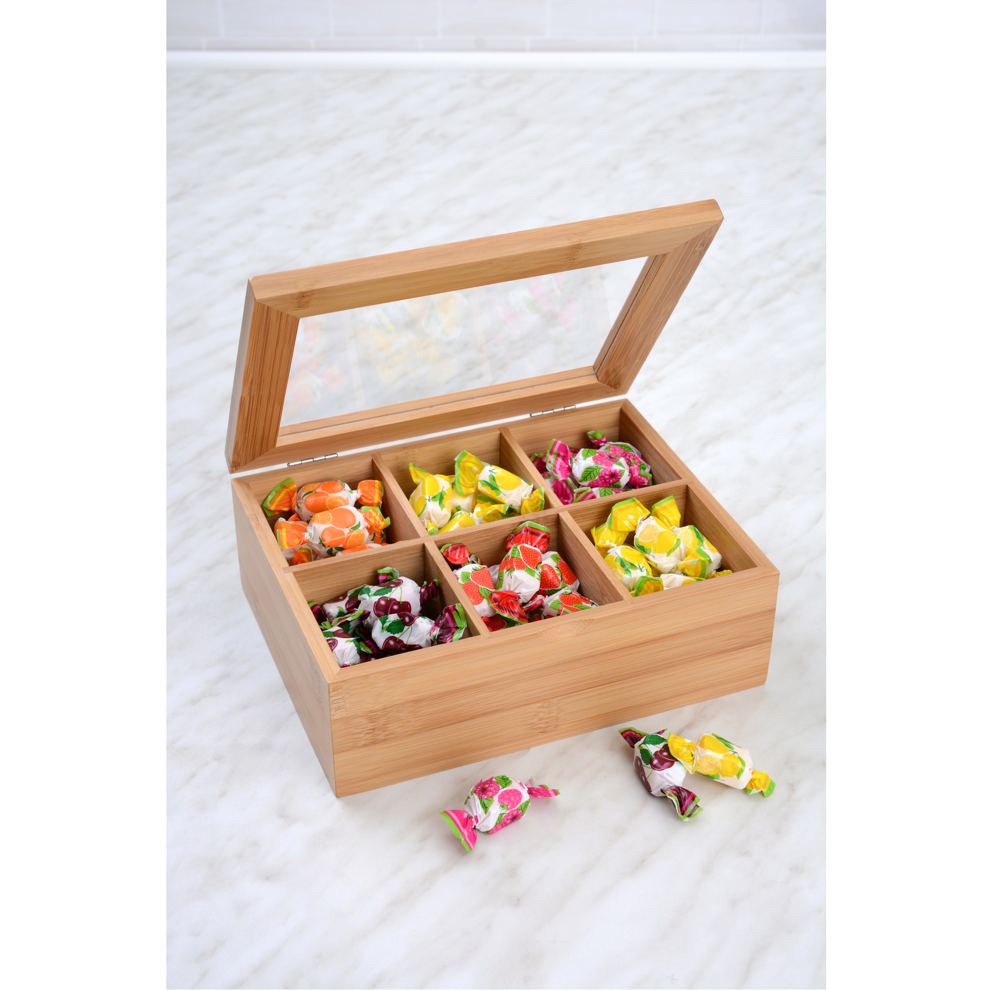 Aufbewahrungs-Box mit 6 Fächern