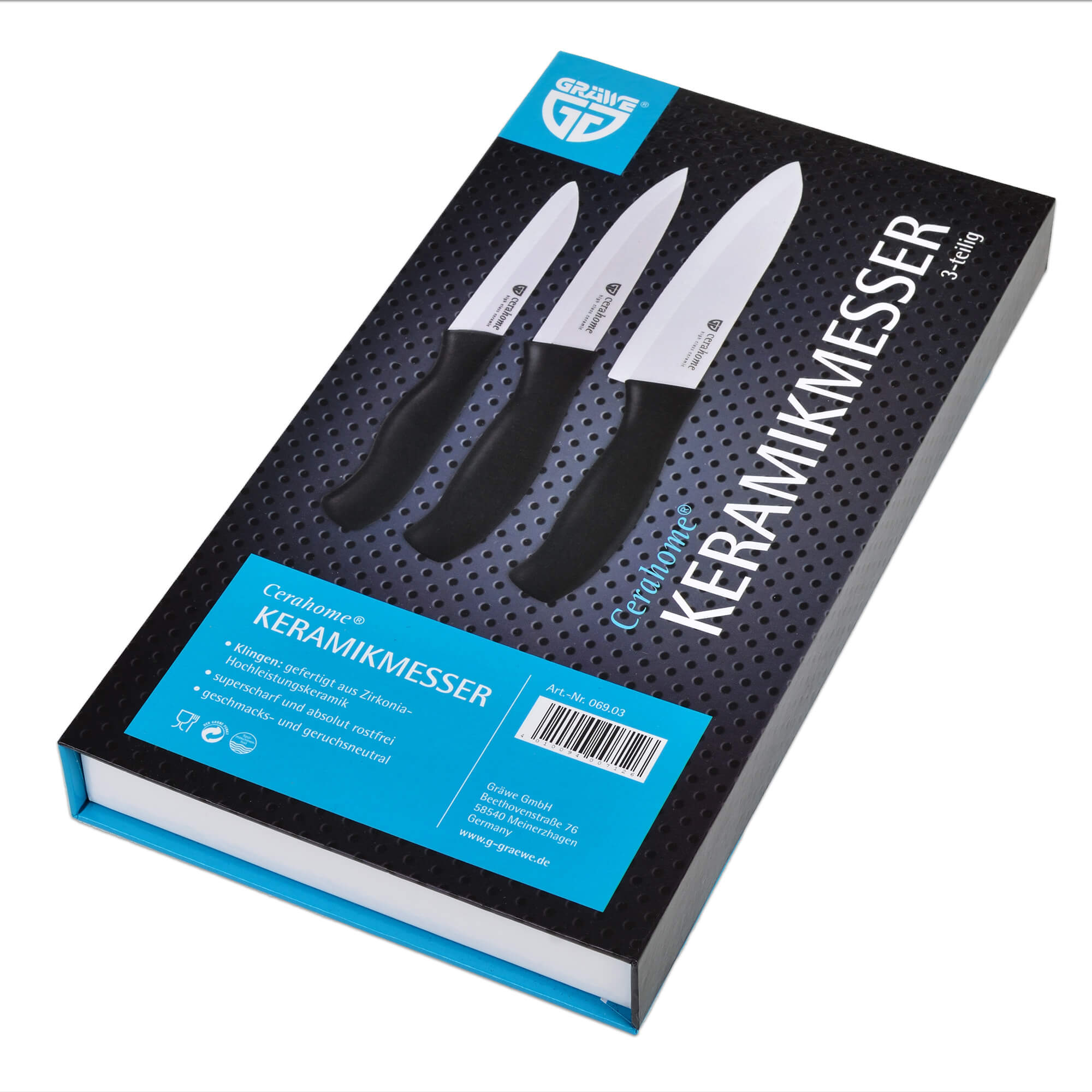 Keramik-Starterset 3 Keramikmesser