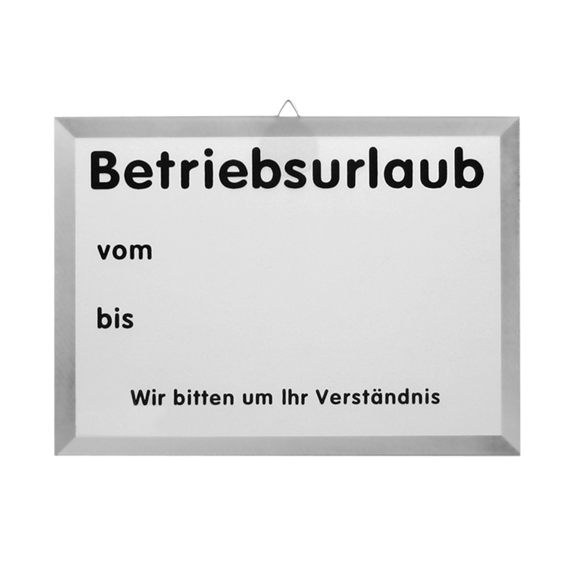 Gastrosch. BETRIEBSURLAUB