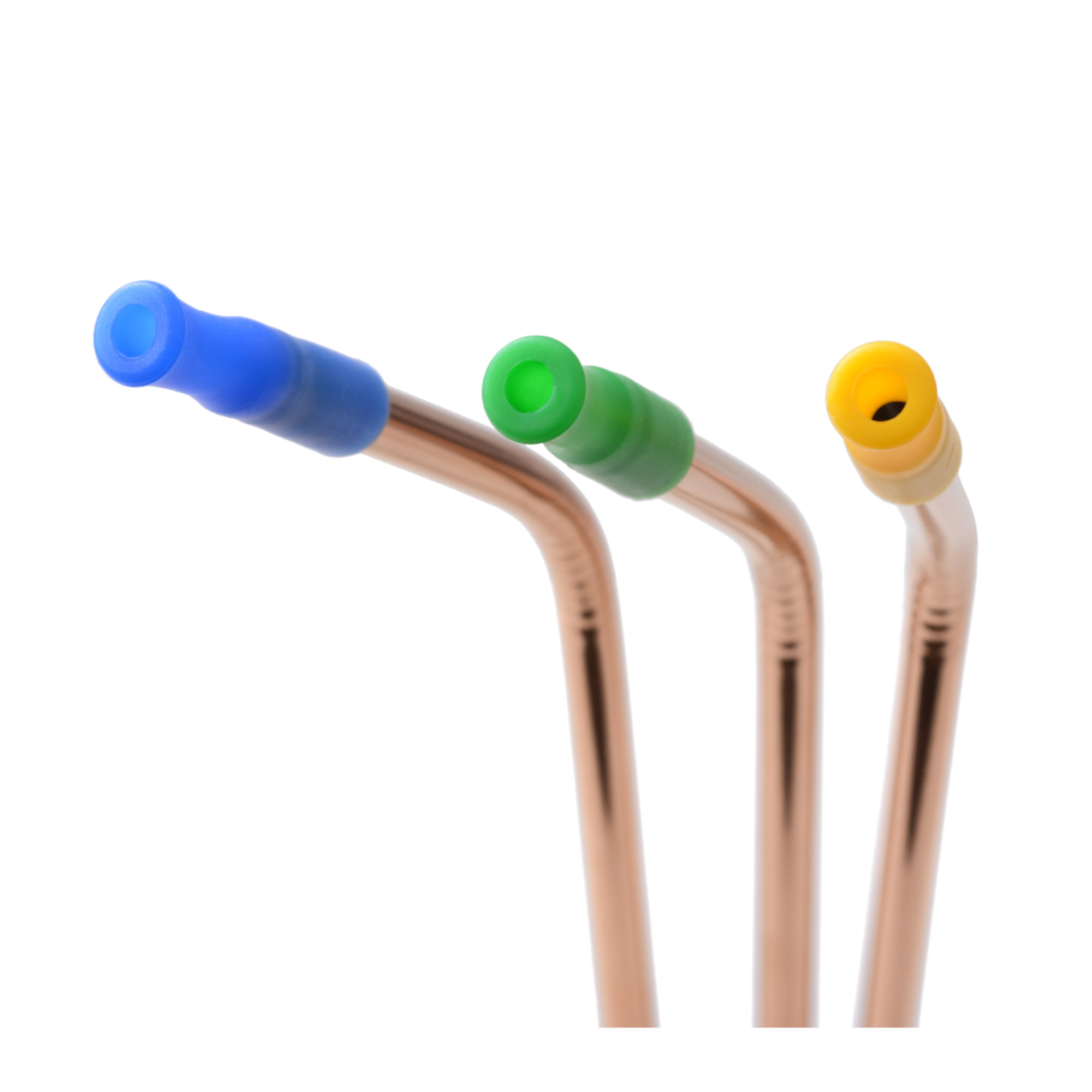 24er Pack Silikonspitzen für Edelstahl-Trinkhalme, verschiedene Farben