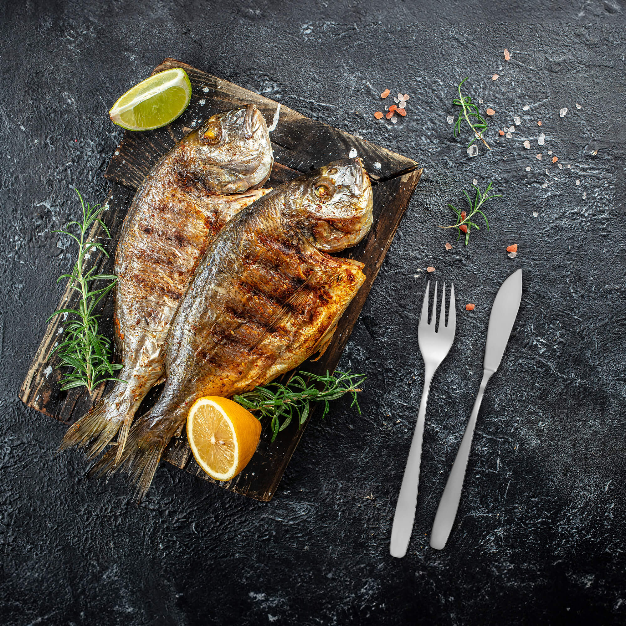 Fischmesser 6 Stück, Serie Königstein