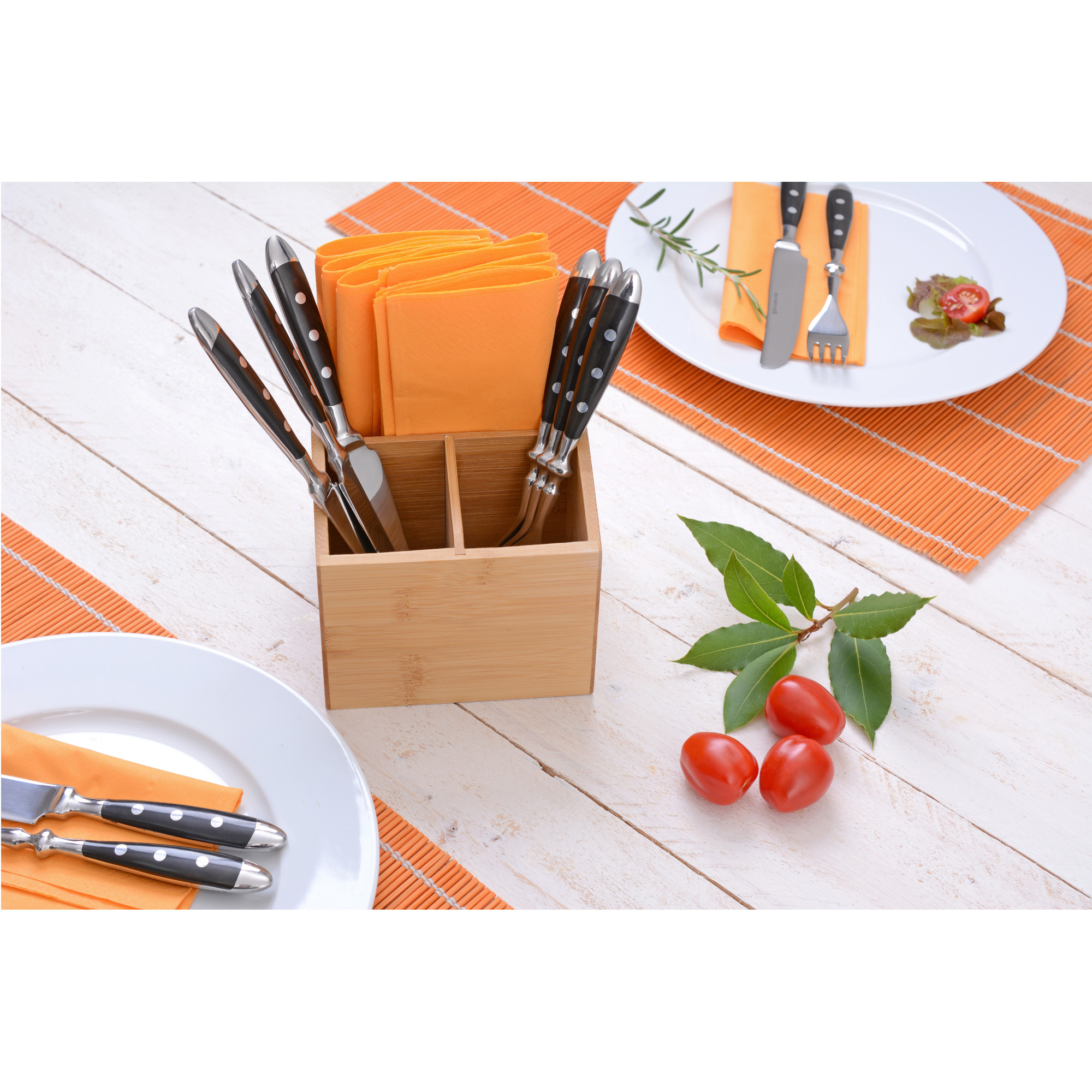 Bambus-Box mit 3 Fächern