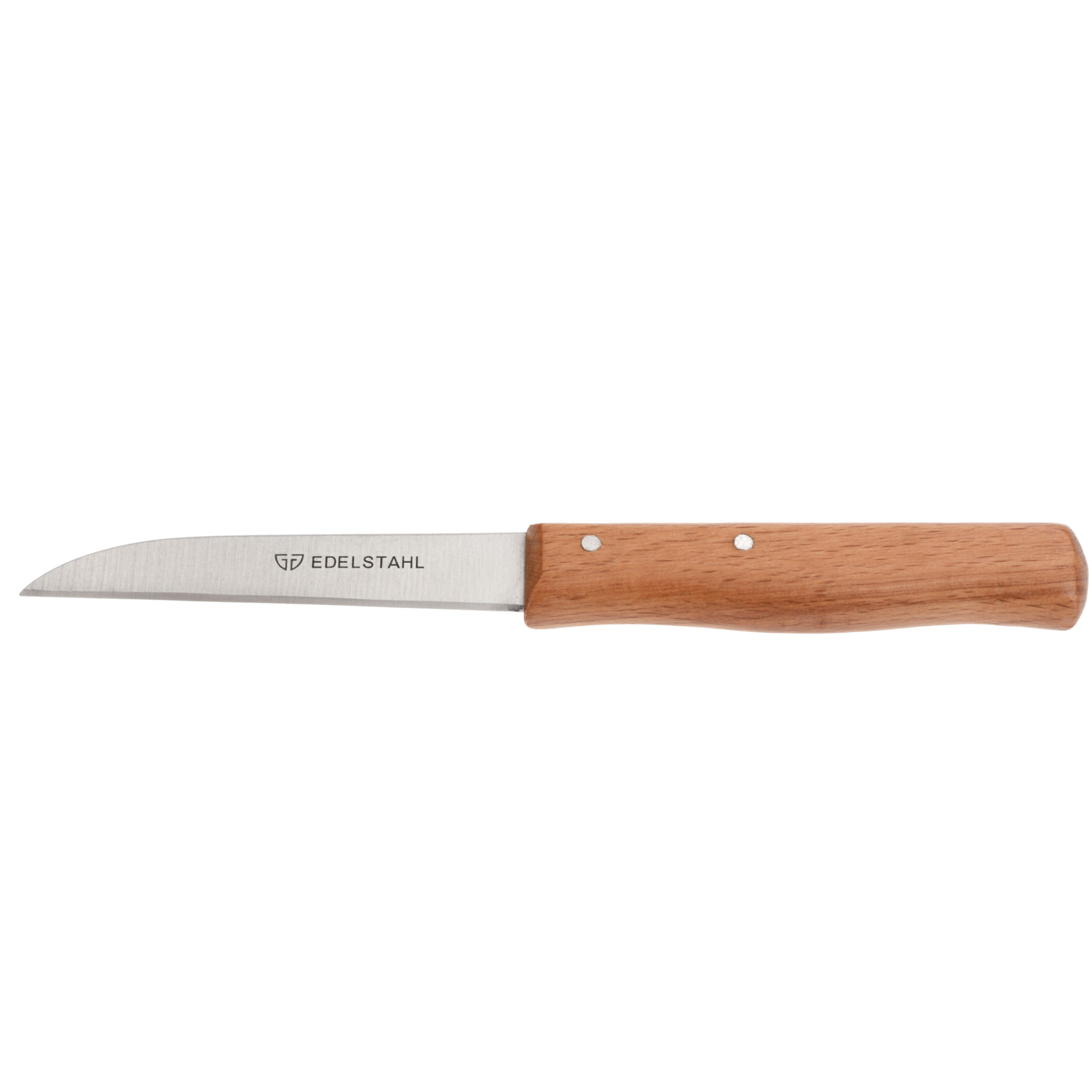 2er Gemüsemesser m. Holzgriff, gerade