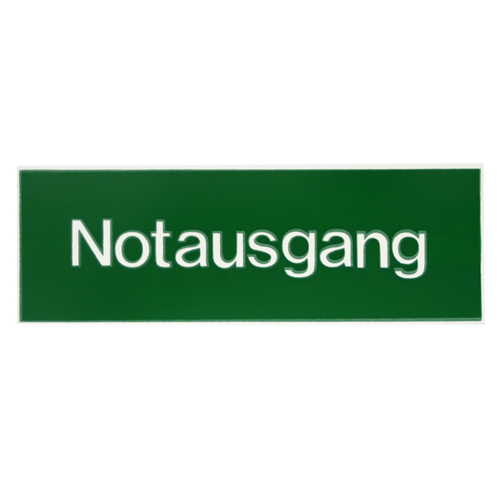 Schild Notausgang