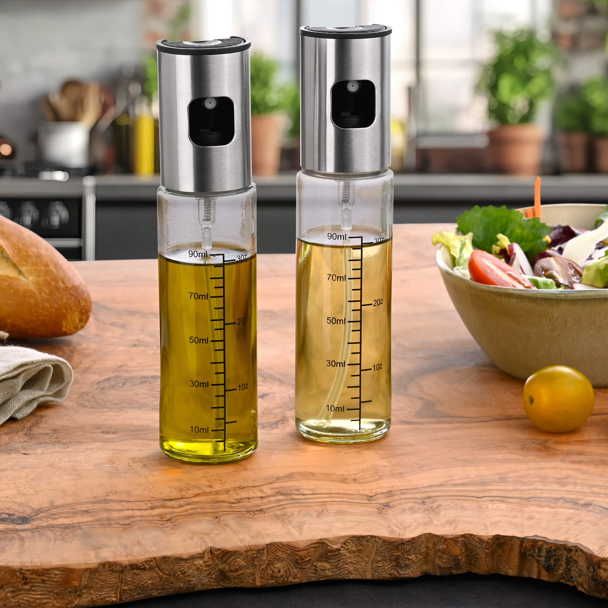 Öl Sprühflasche, 100 ml, 2er Set