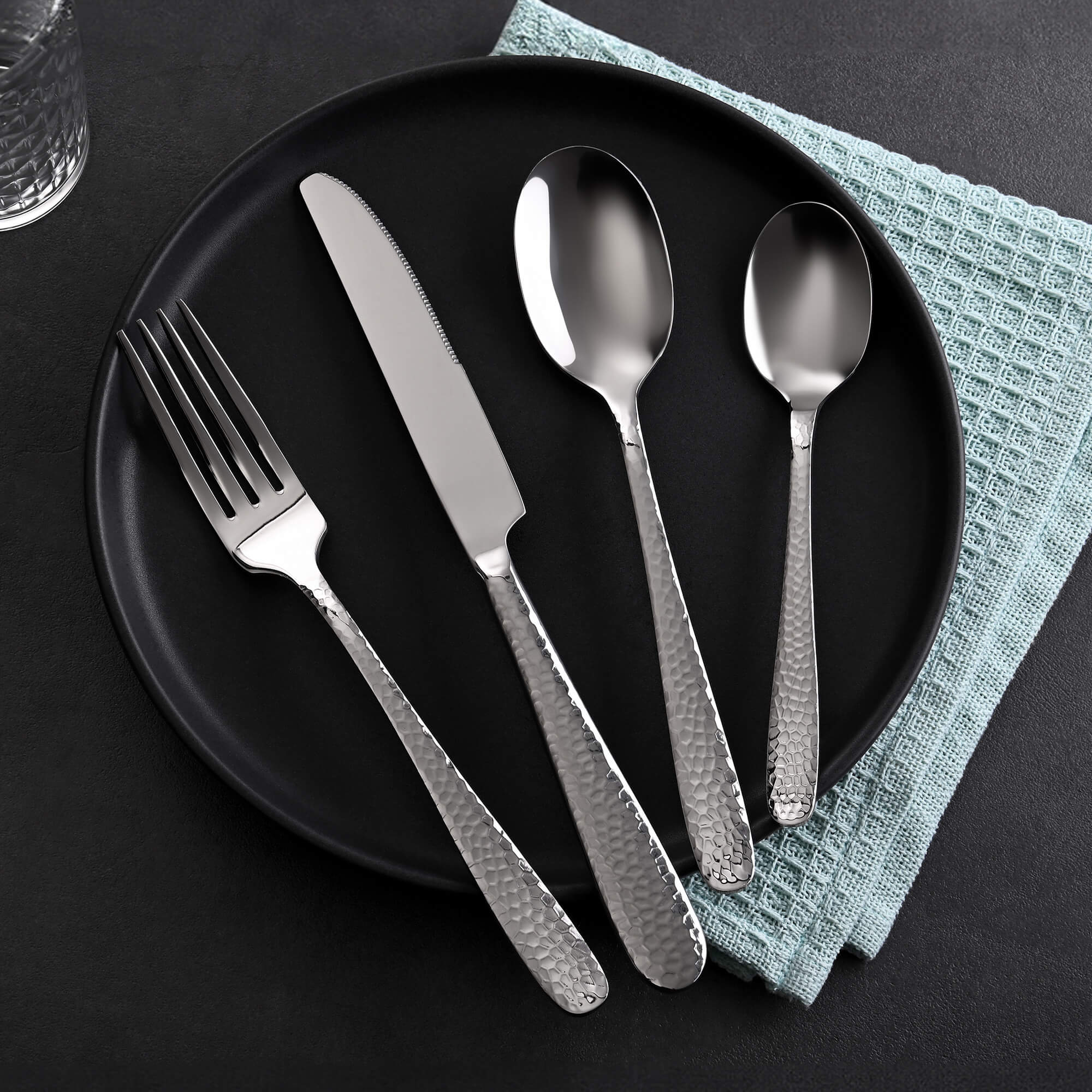 Besteckset Gent, 16-teilig, 4 Personen, Edelstahl