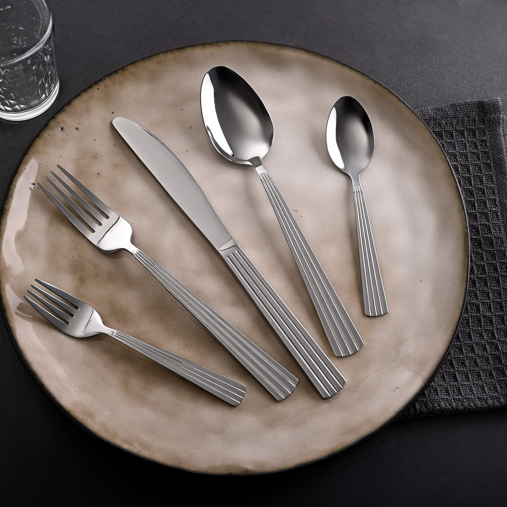 Besteckset Athen, 20-teilig, 4 Personen, Edelstahl
