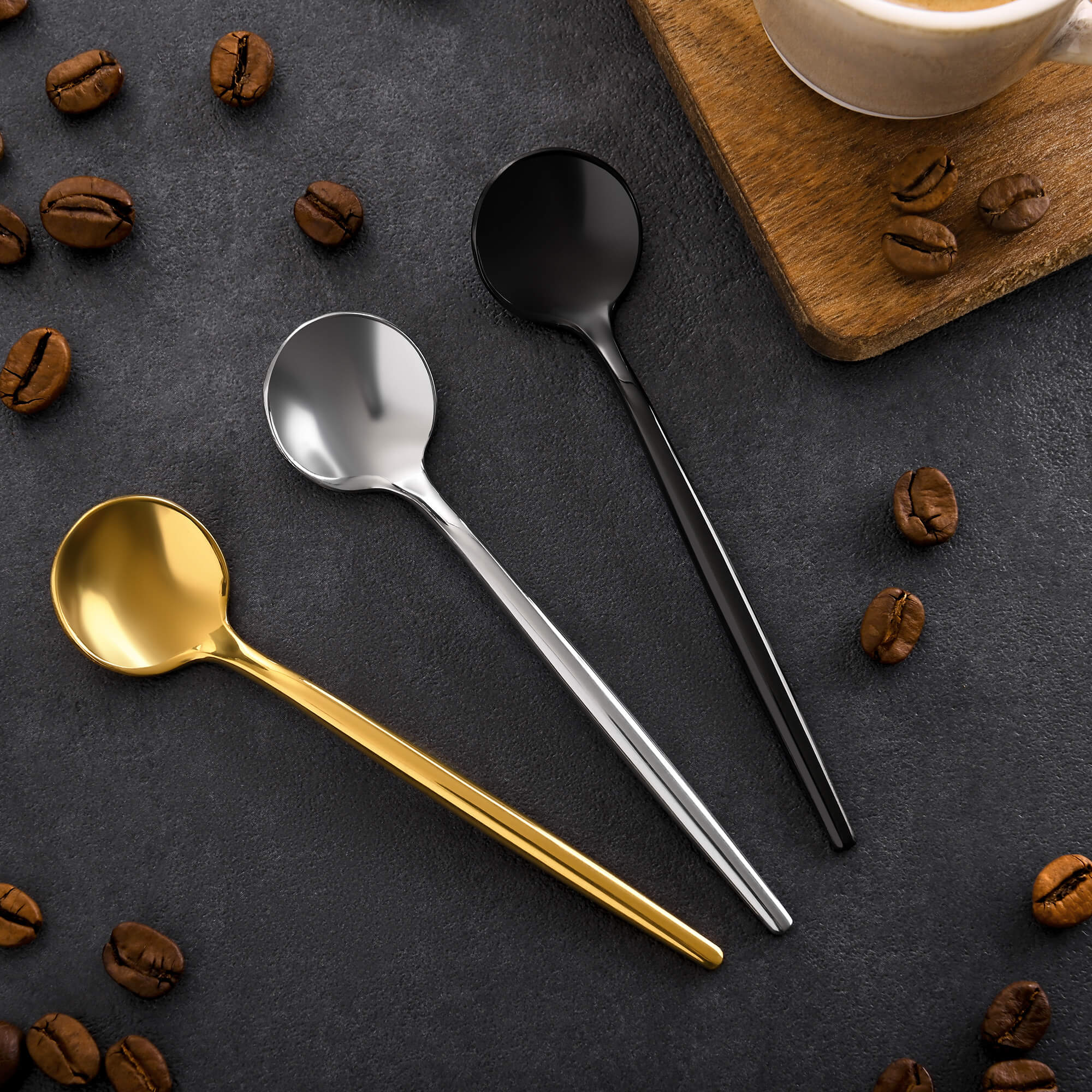 Espressolöffel Provence, 6-teilig, Edelstahl, 11 cm