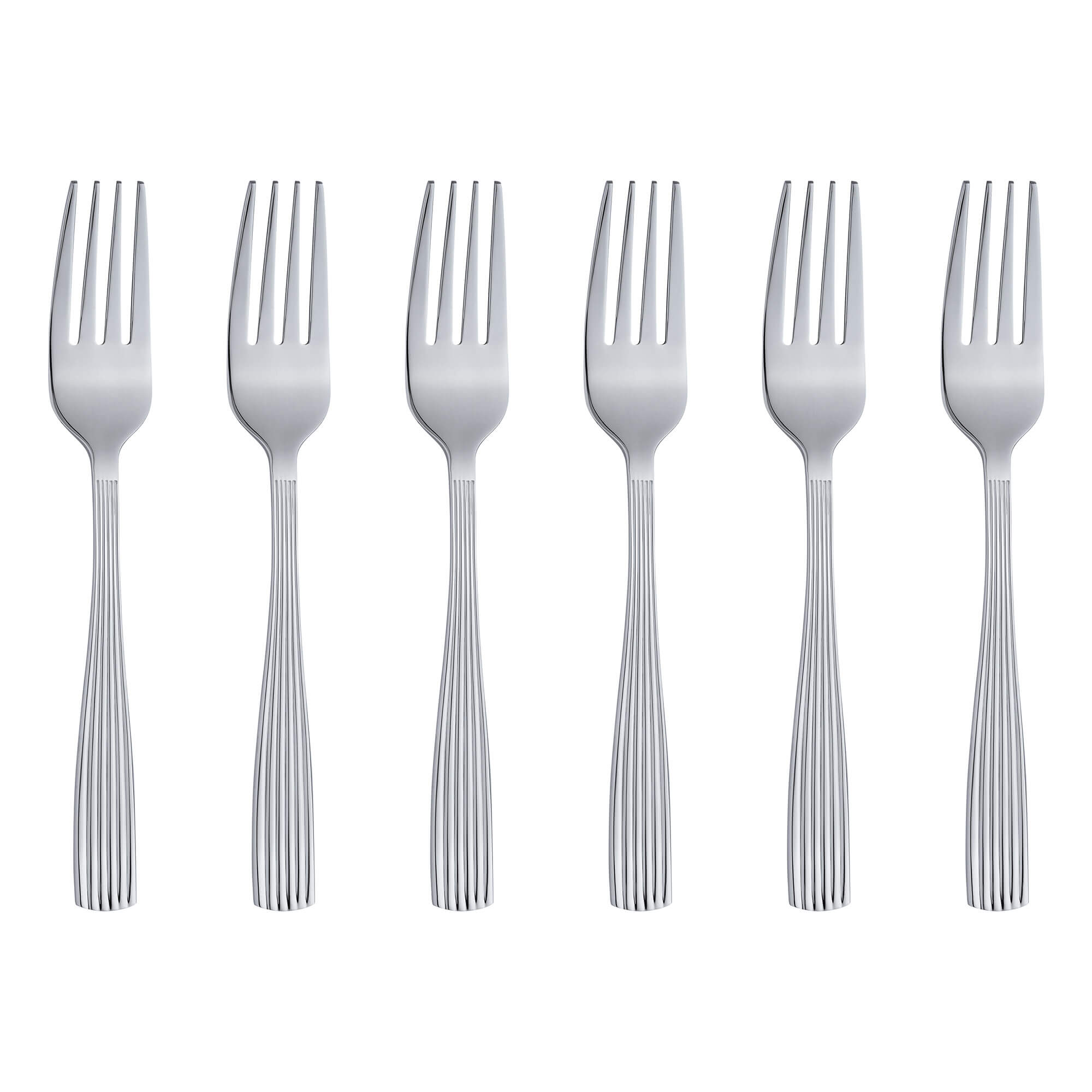 Kuchengabeln Lino, 6-teilig, Edelstahl