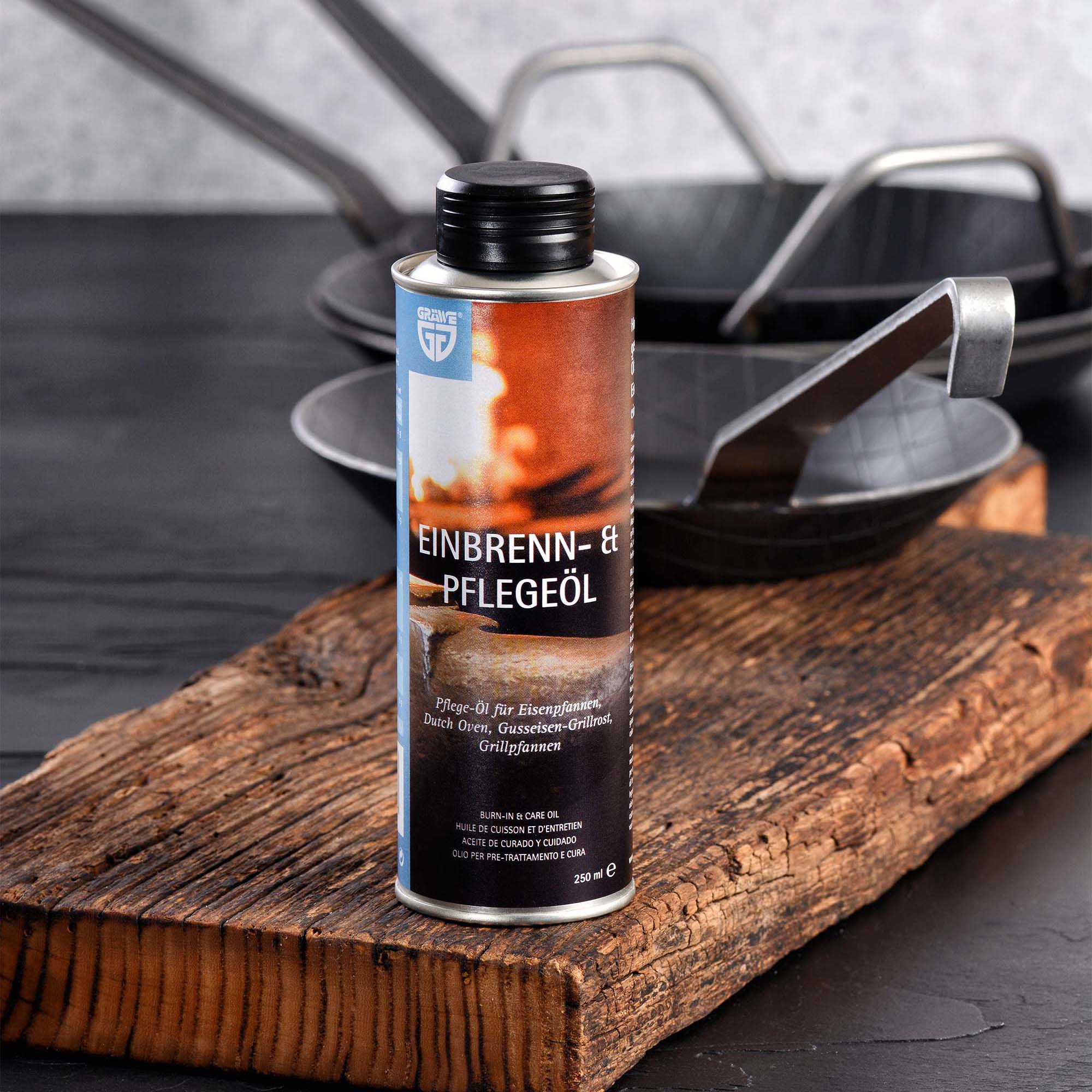 Einbrenn- & Pflegeöl, 250 ml.