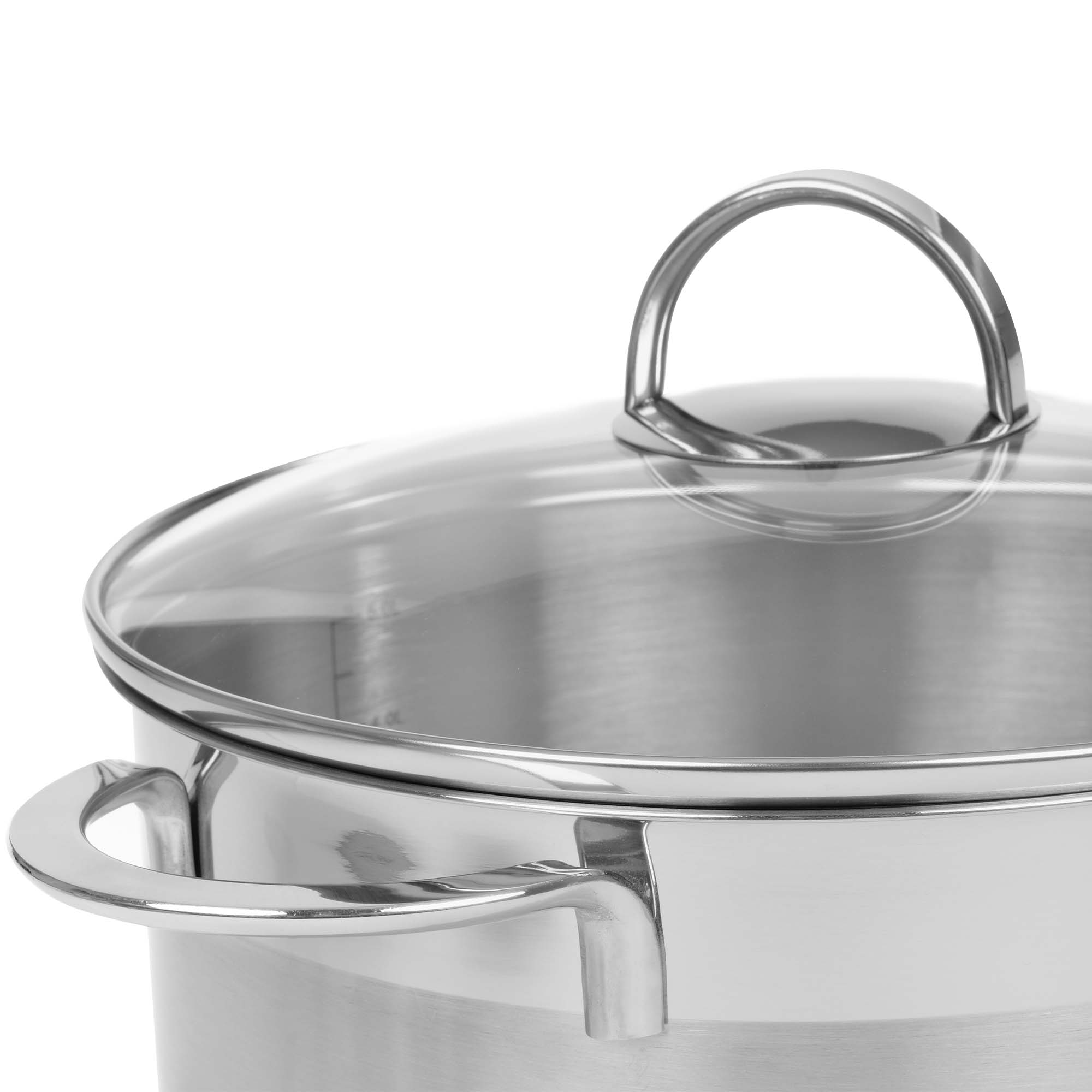 Kochtopf 24 cm, mit 5 Liter-Skala, Serie PRO-LINE