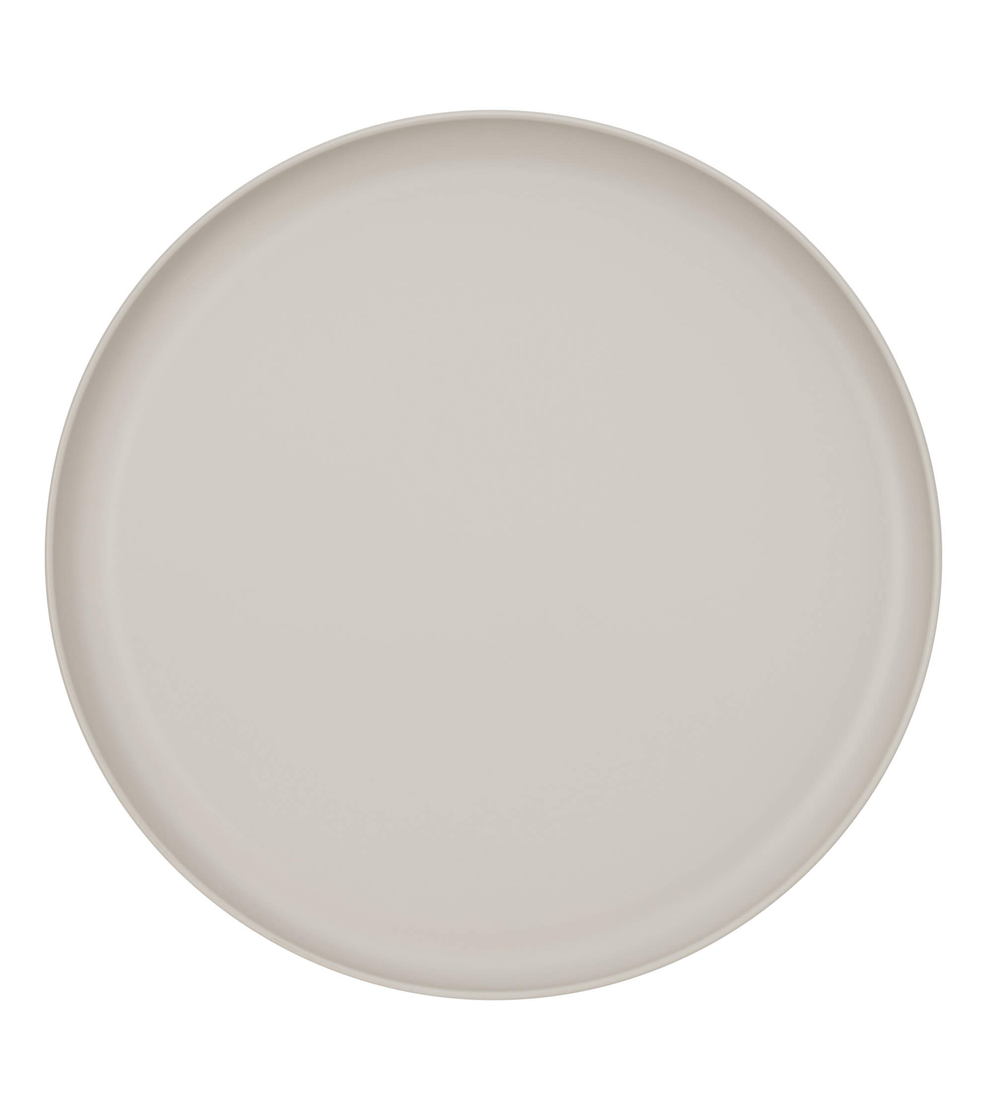 Teller aus Kunststoff, Serie Linea Ø 25 cm,10 Stück, Beige