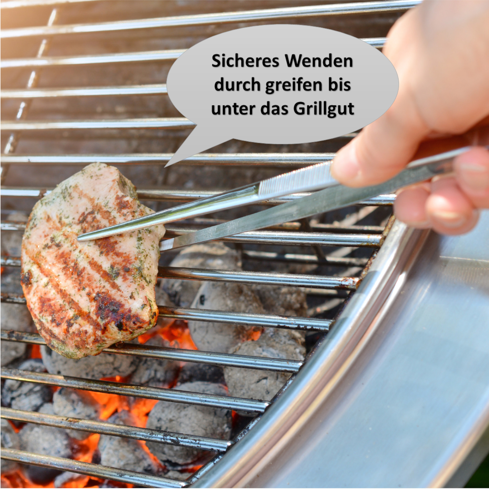 Grill- Bratenpinzette 30 cm