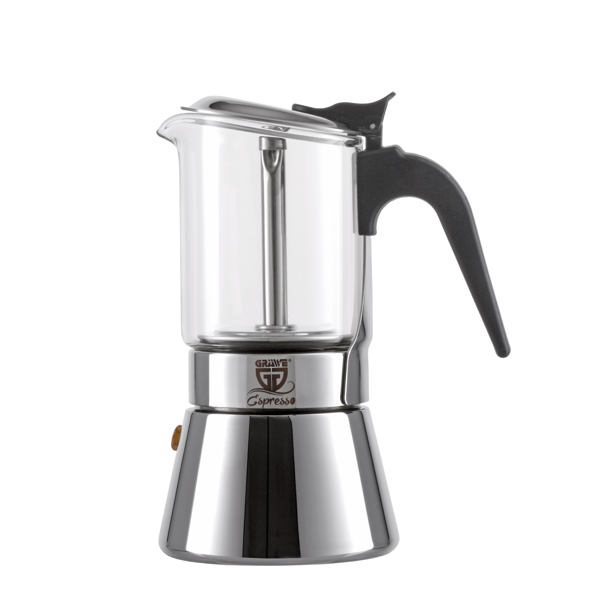 Espressokocher mit Glaskanne, 4 Tassen