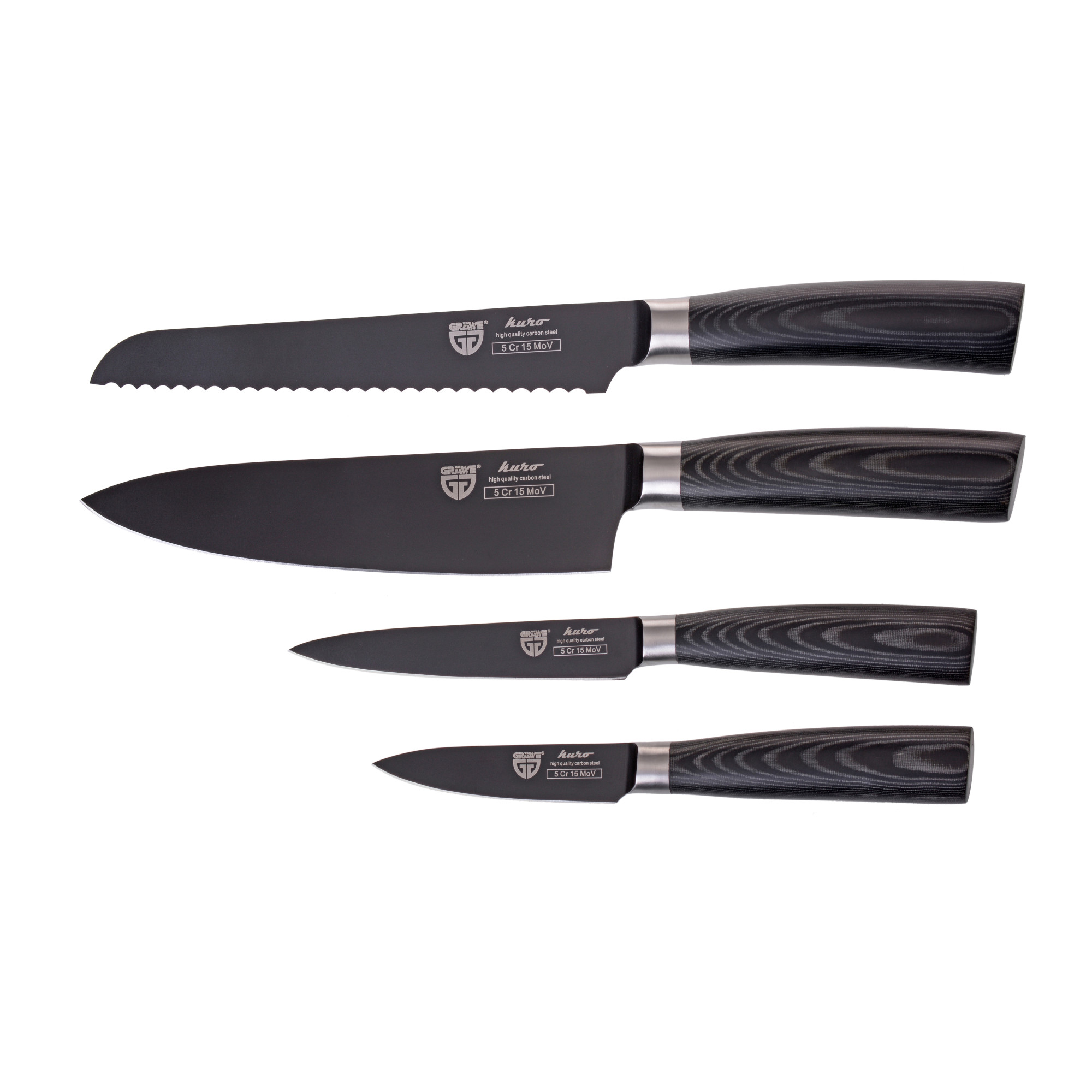 Messerset KURO 4-teilig