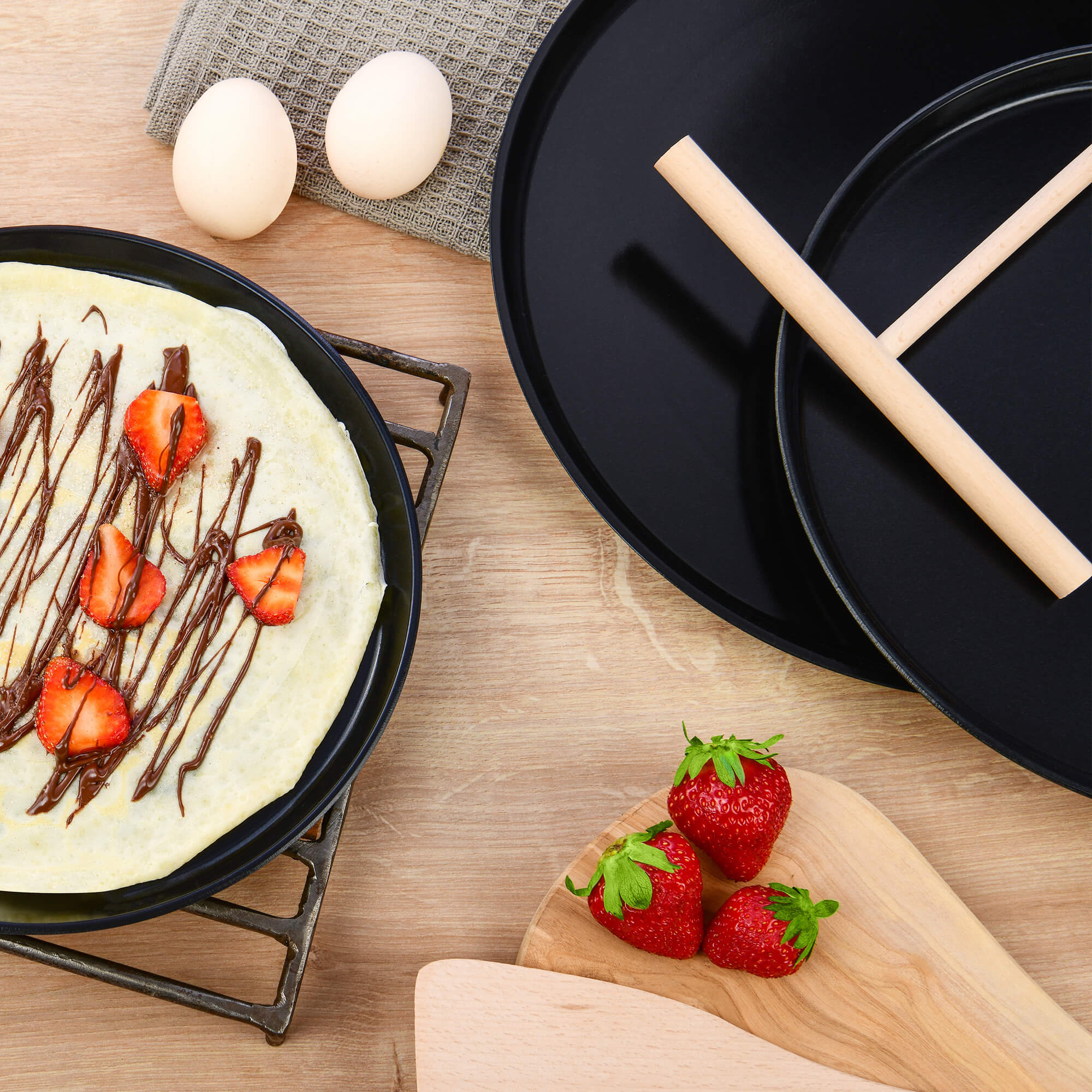 Crepes Teigverteiler, Holz