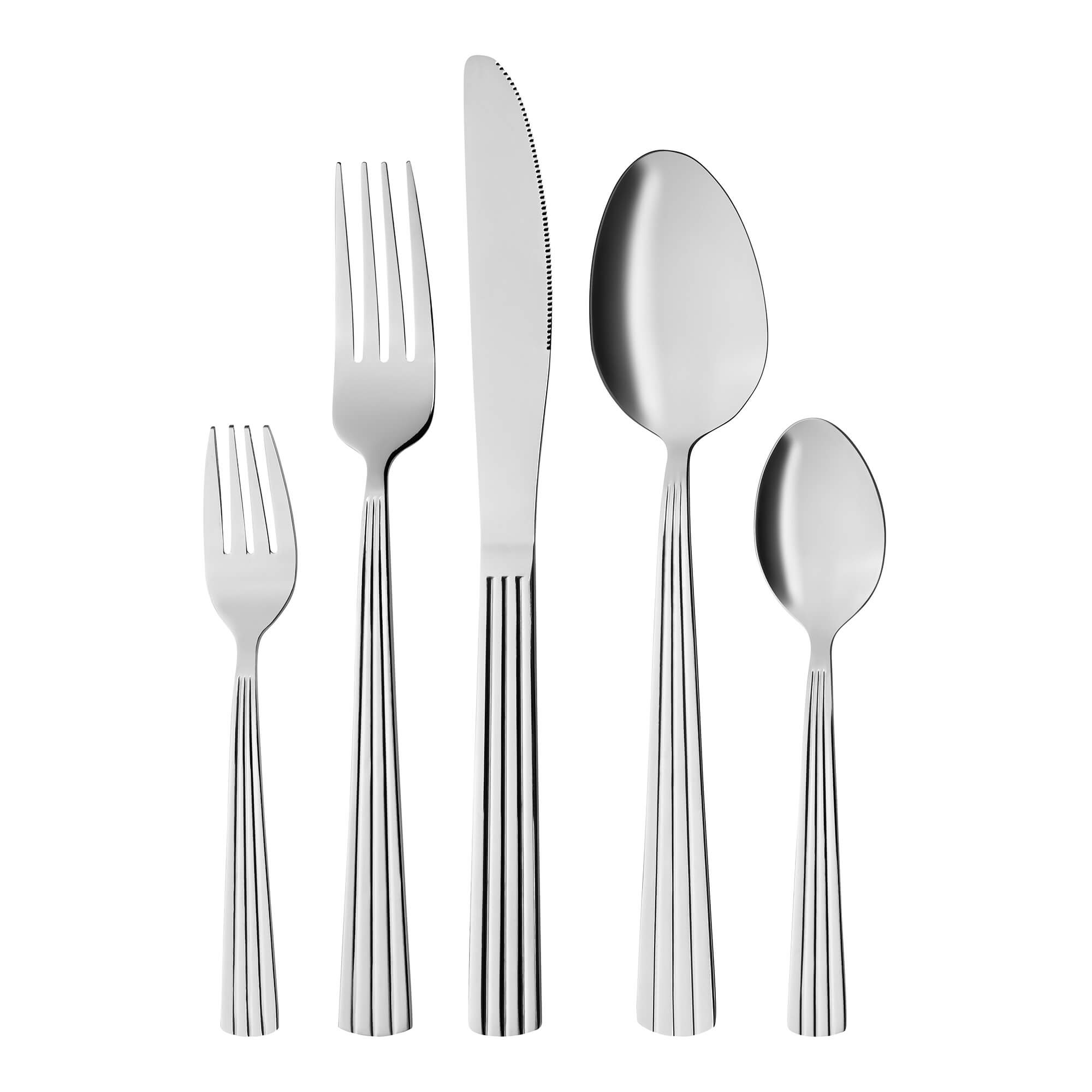 Besteckset Athen, 20-teilig, 4 Personen, Edelstahl