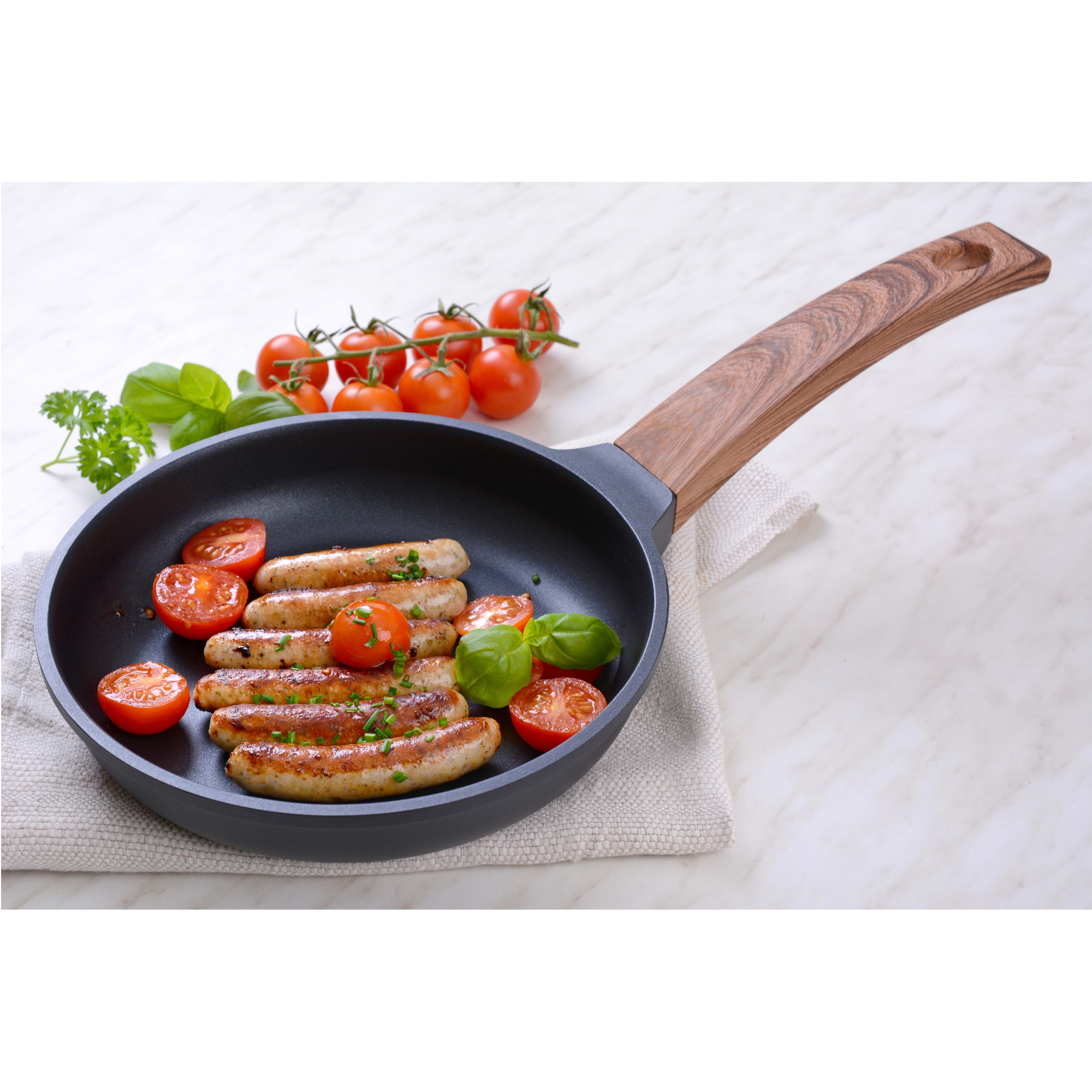 Pfanne Aluguss 20 cm, Serie Alu-Line