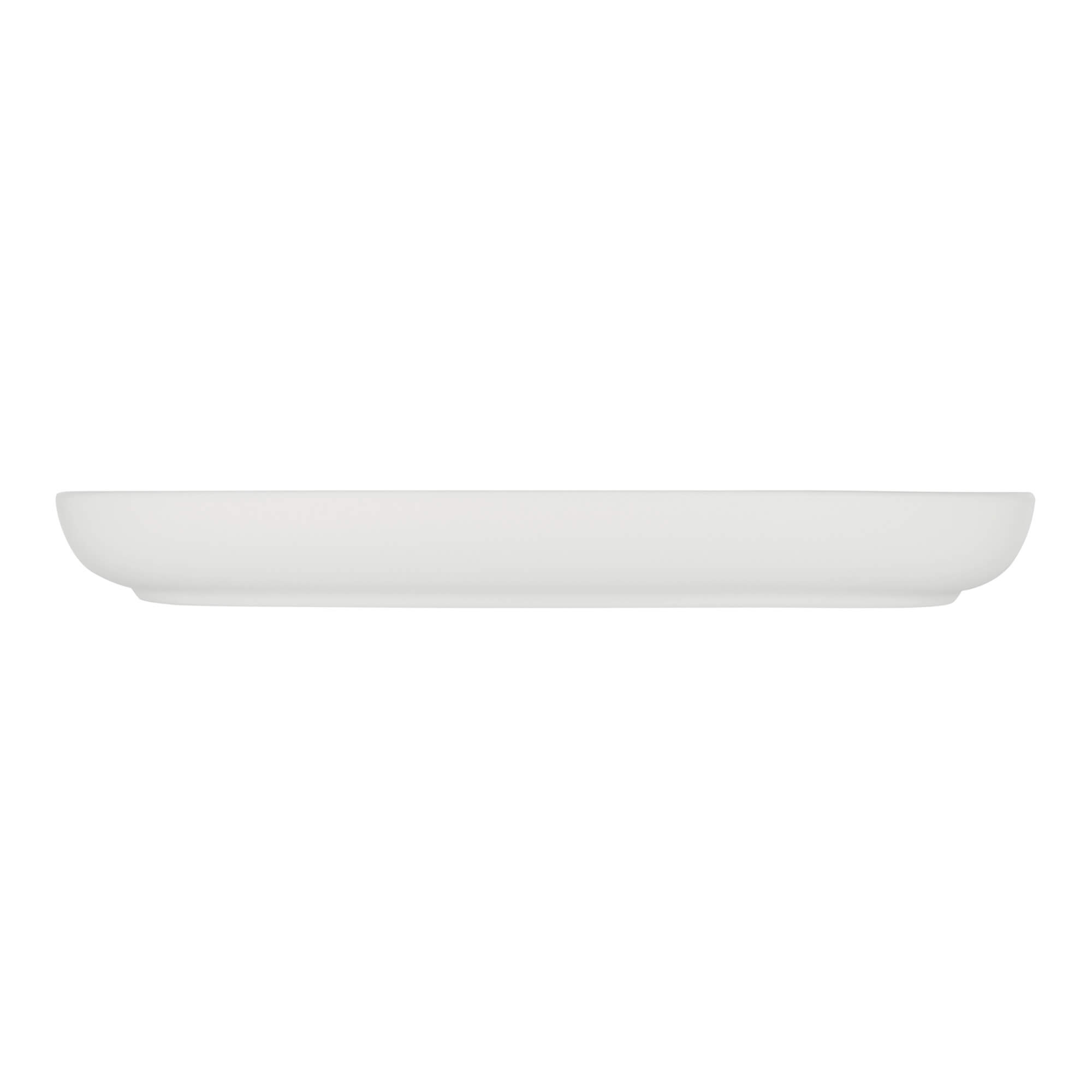 Teller aus Kunststoff, Serie Linea Ø 18 cm,10 Stück, Weiß