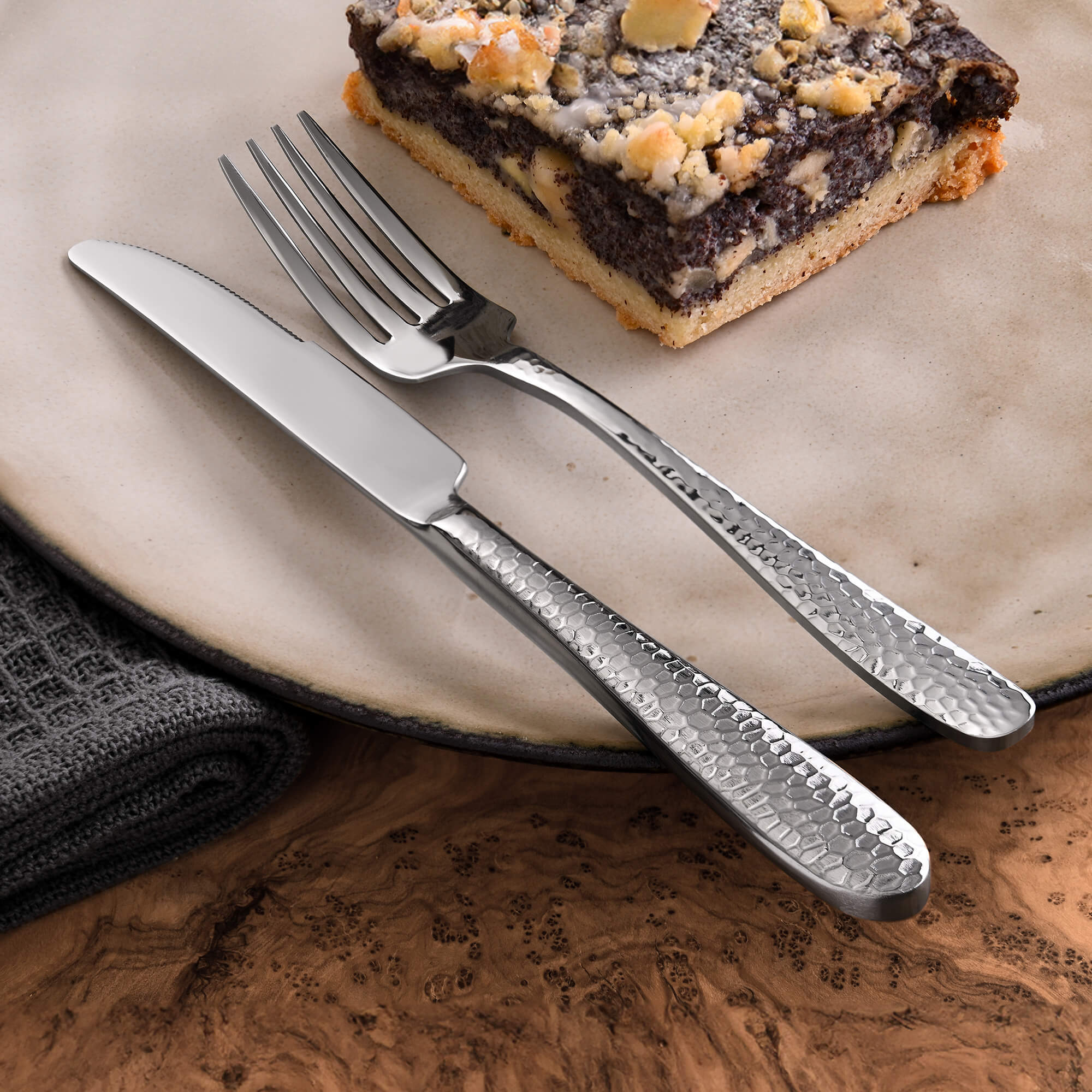 Dessertbesteck Gent, 12-teilig, 6 Personen, Edelstahl