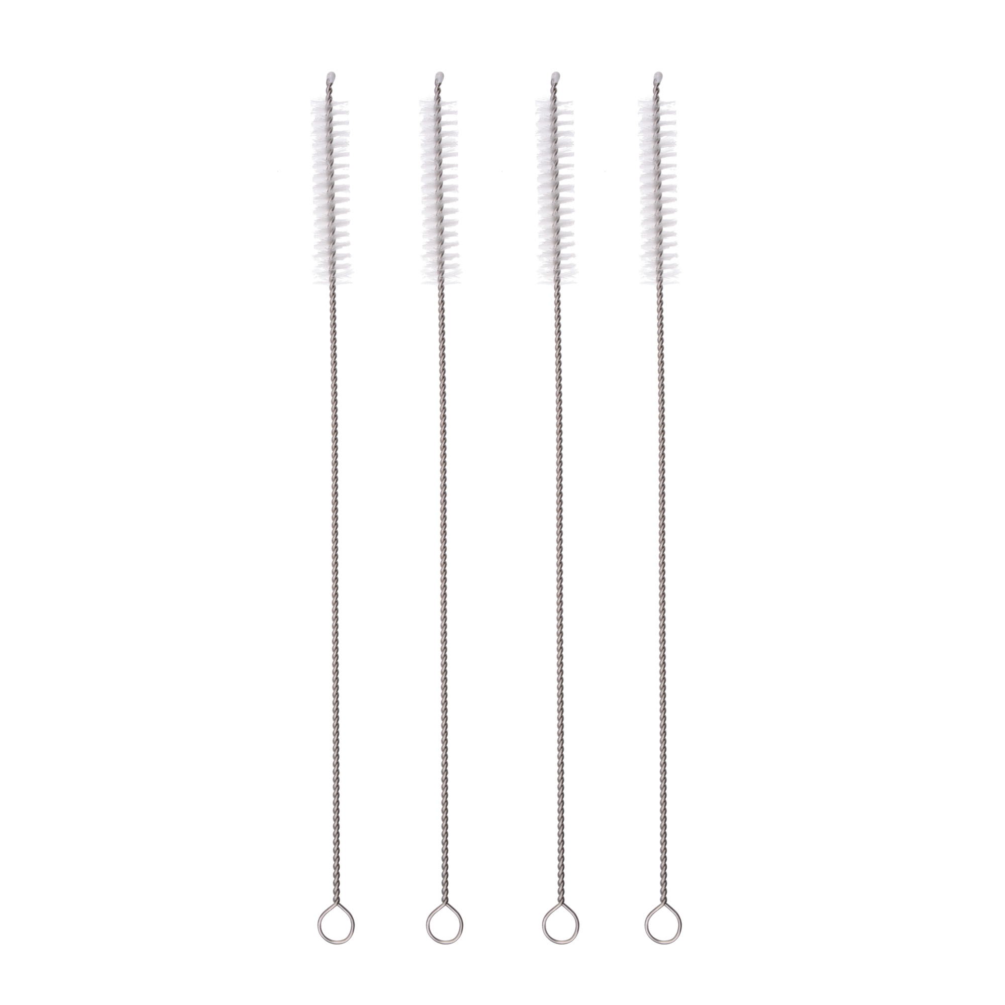 Trinkhalm-Bürsten 4er Set, 20 cm lang