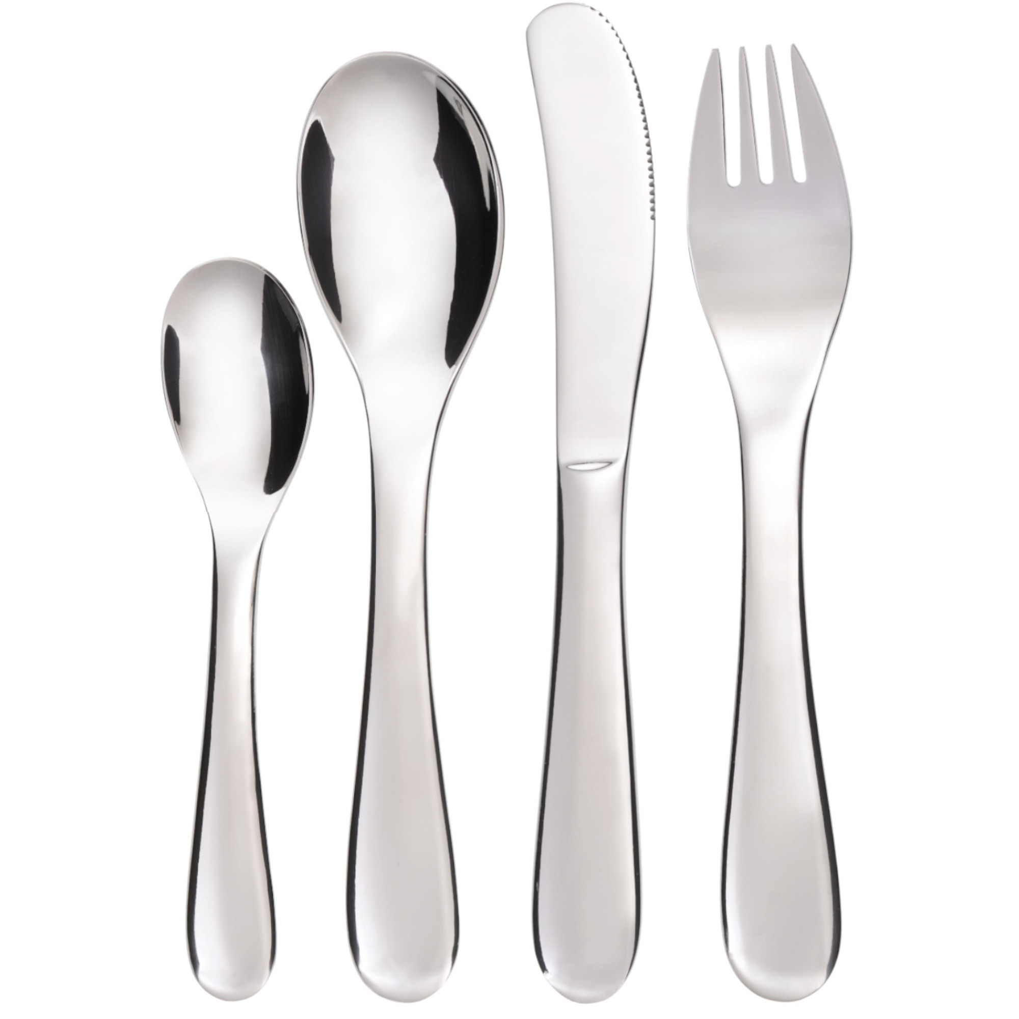 Kinderbesteck 4-teilig NEUTRAL
