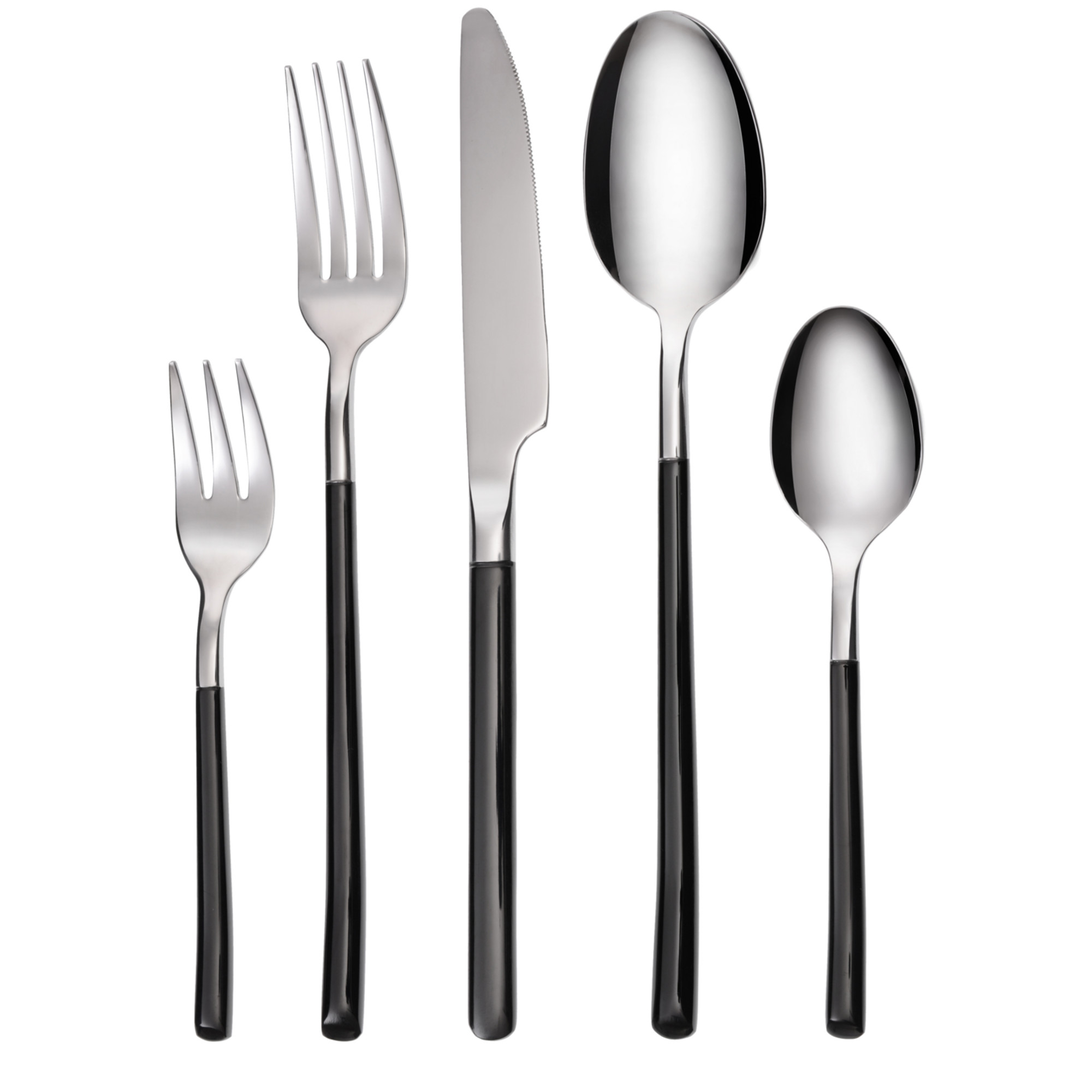 Besteckset 10-teilig, Edelstahl 18/10, Serie STOCKHOLM