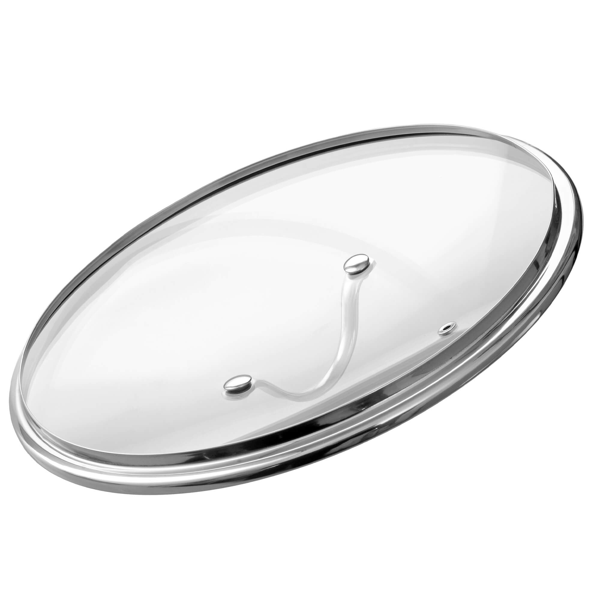 GRÄWE Servierpfannen Set Ø 28 cm mit Glasdeckel, Edelstahl