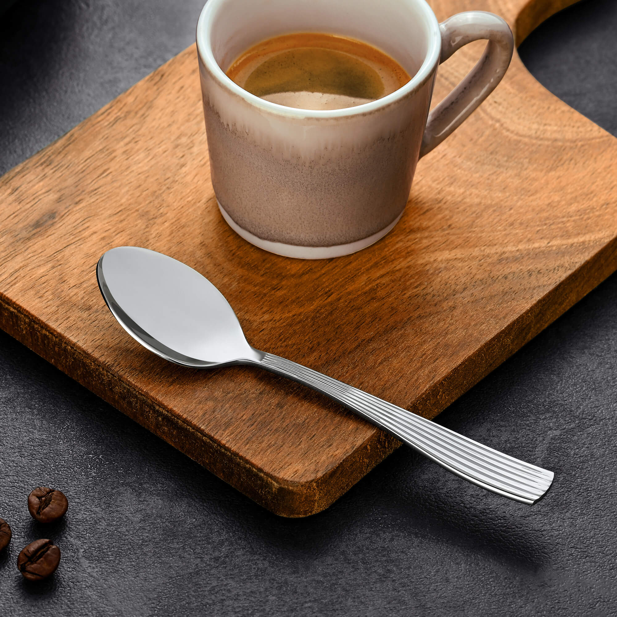 Espressolöffel Lino, 6-teilig, Edelstahl