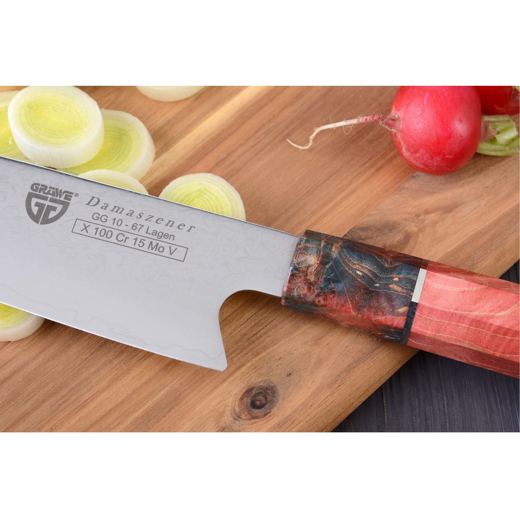 Kochmesser Damast 67 Lagen, 8"