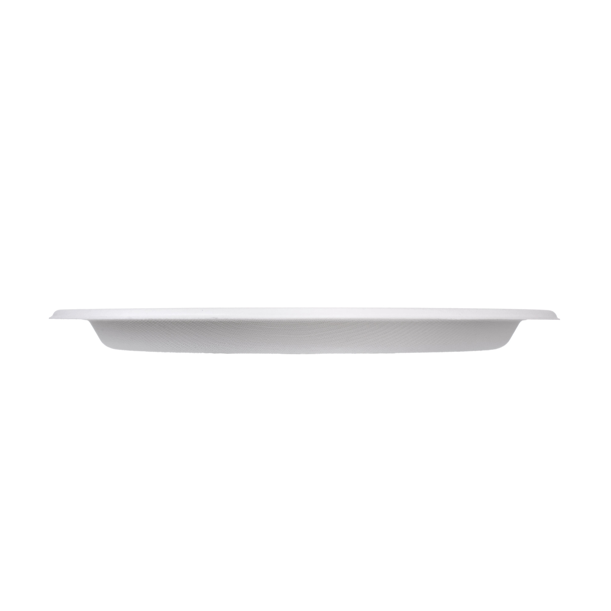 Teller 25 Stück aus Zuckerrohr 25 cm