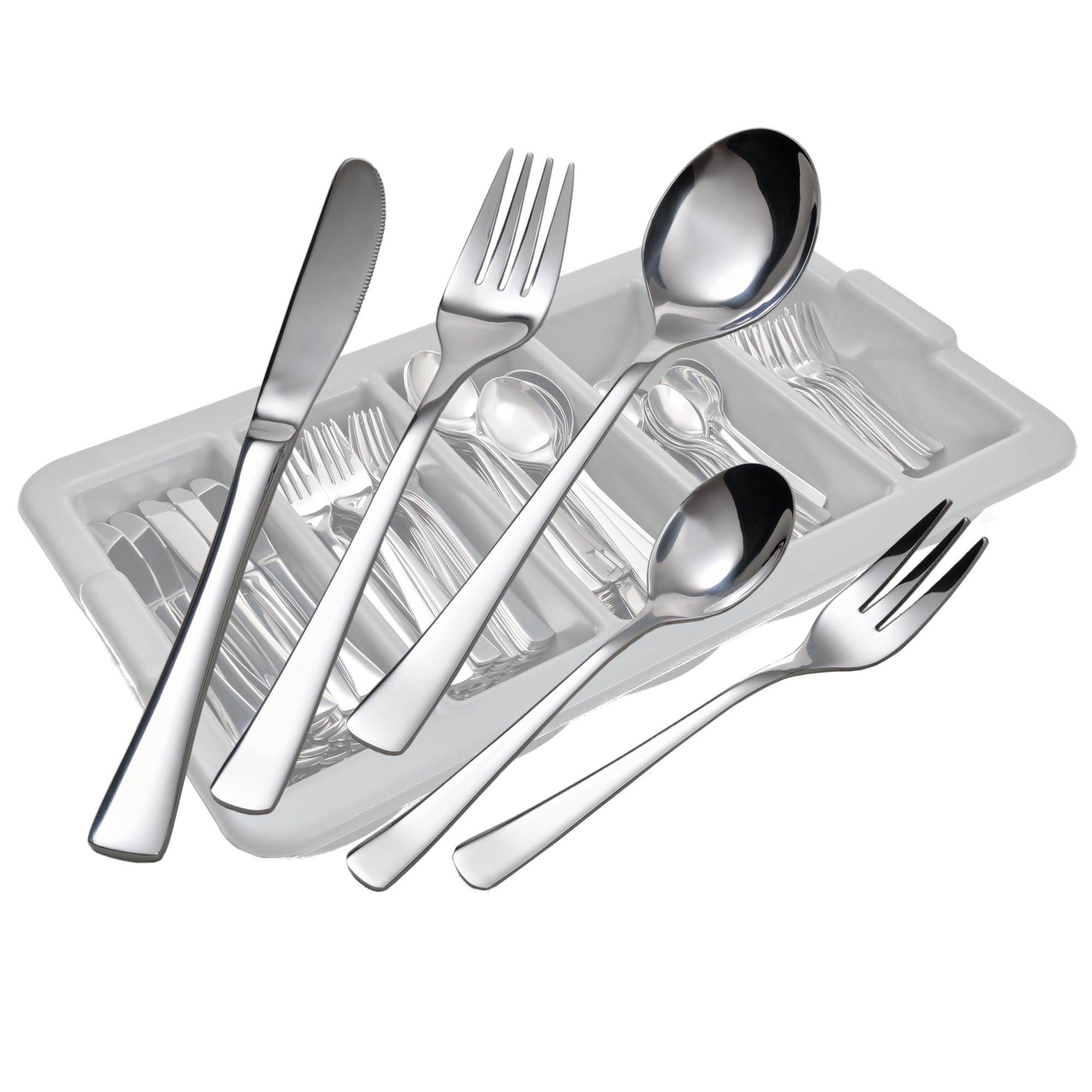 Besteckkasten 60-tlg. Edelstahl, Serie WÜRZBURG