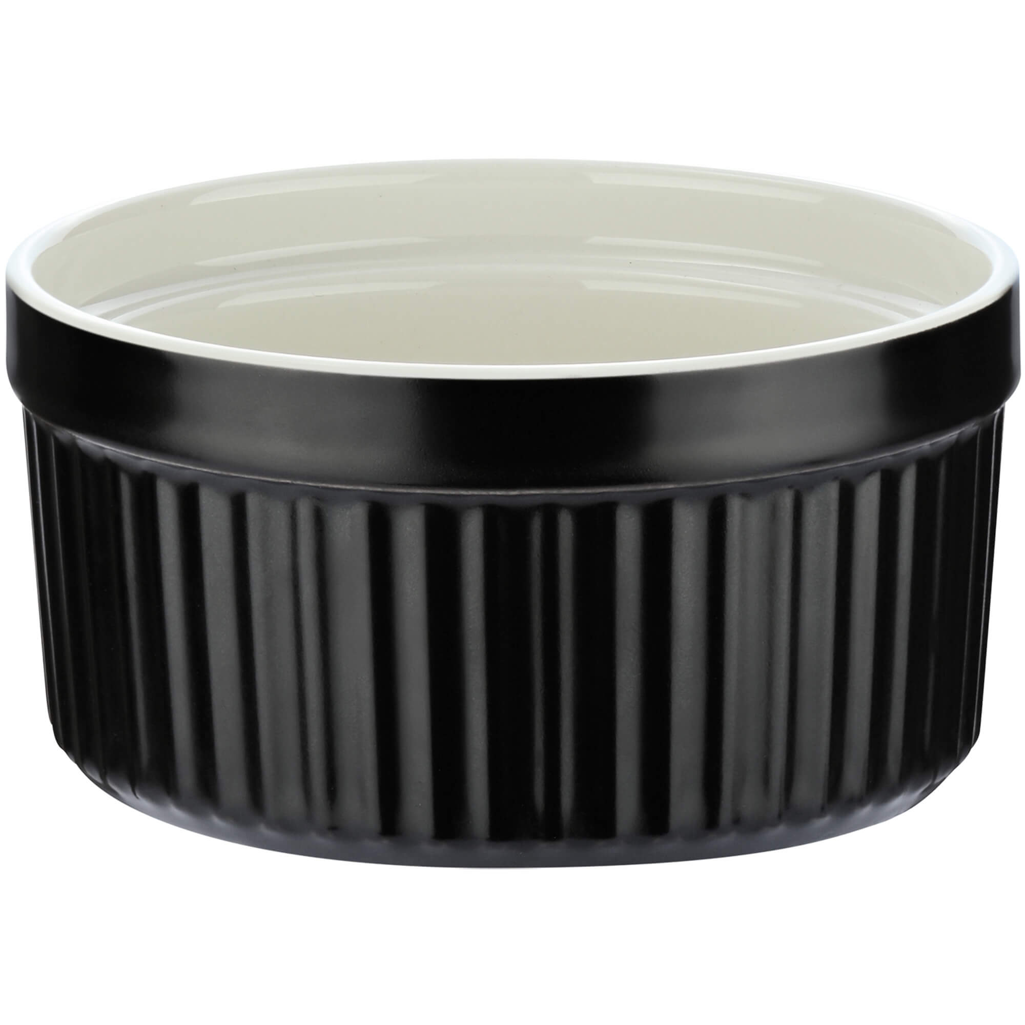 Keramikschälchen, 6-teilig, 250 ml, Schwarz Matt