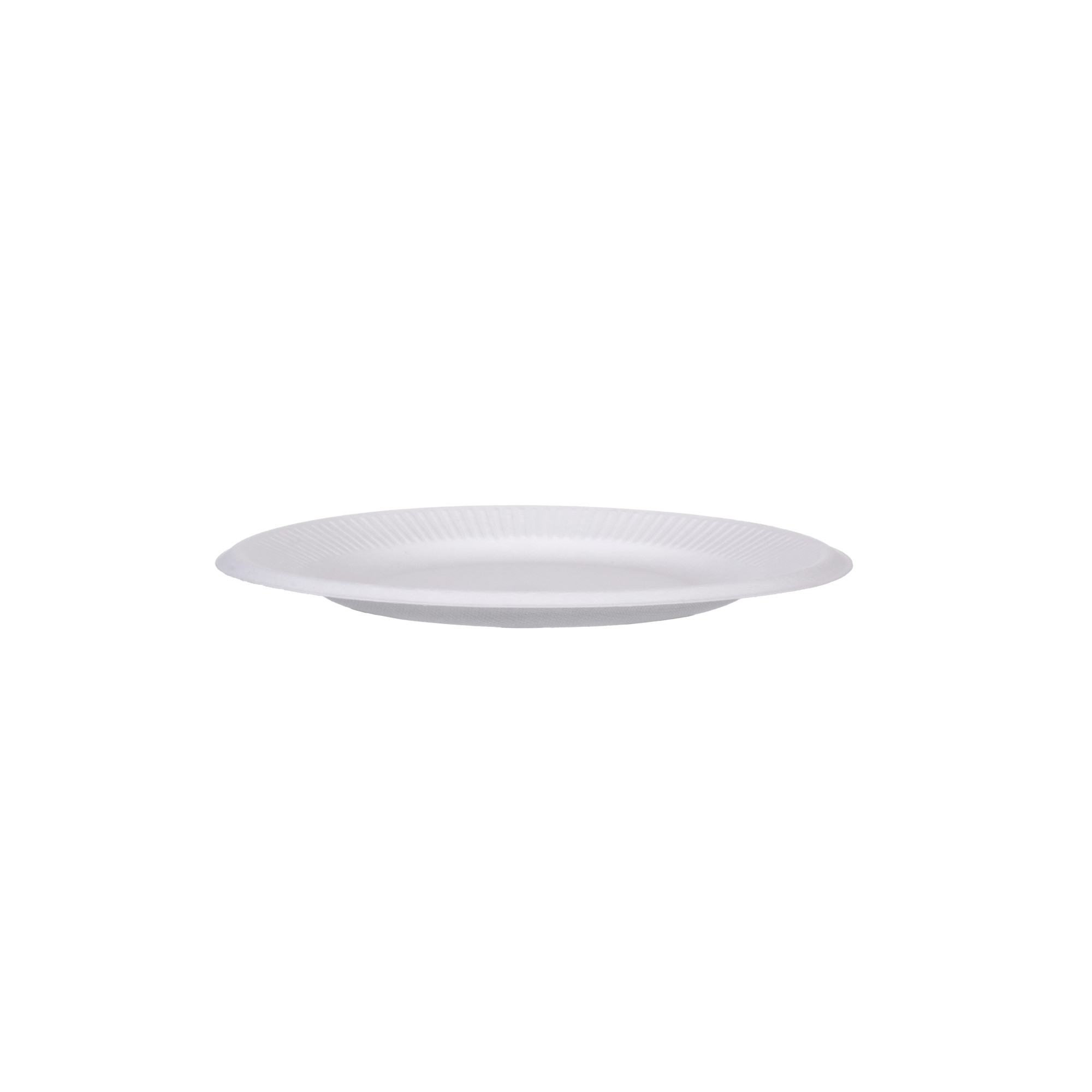 Teller 25 Stück aus Zuckerrohr 18 cm