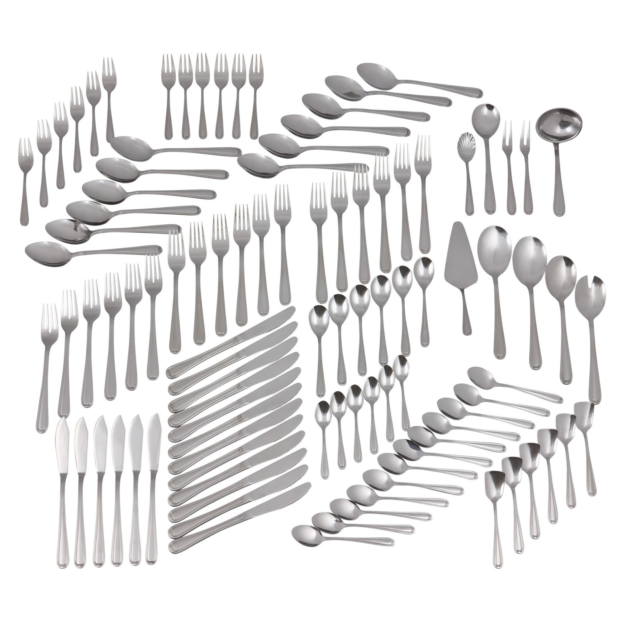 Besteckkoffer 100-teilig für 12 Personen, Serie SALZBURG