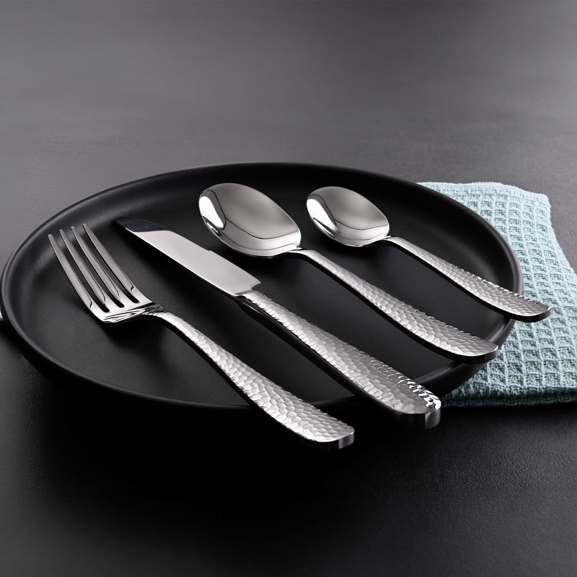 Besteckset Gent, 16-teilig, 4 Personen, Edelstahl