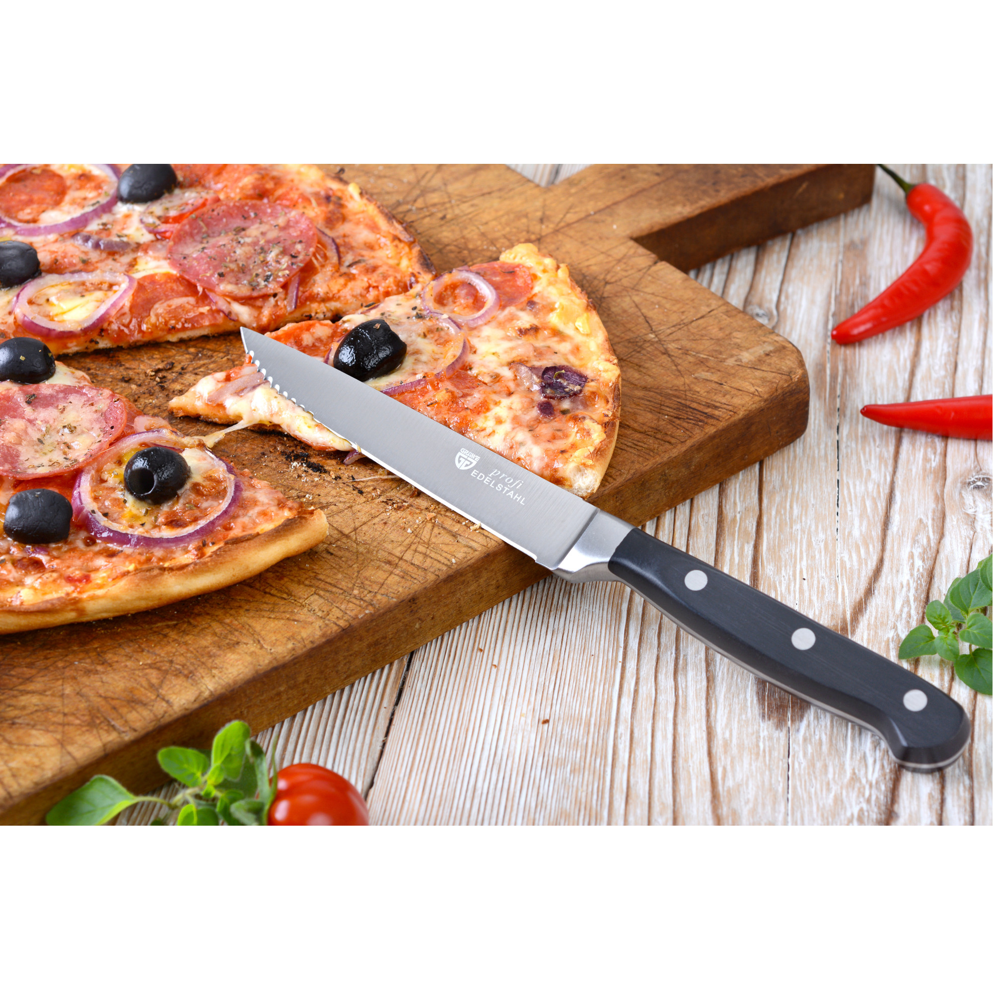 Steak- / Pizzamesser, Serie "PROFI"