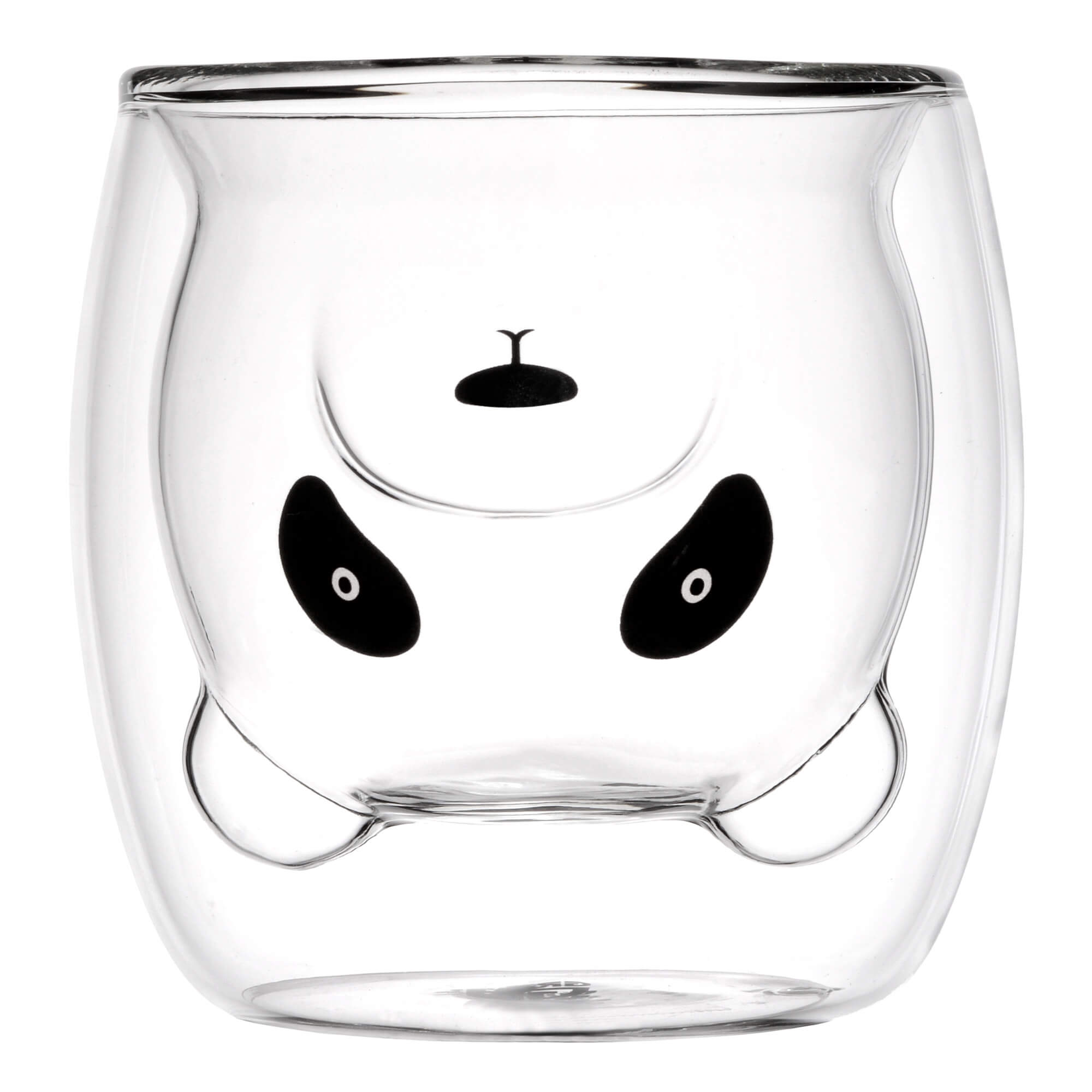 GRÄWE Doppelwandige-Thermogläser, 245ml, 2er Set, Motiv Panda