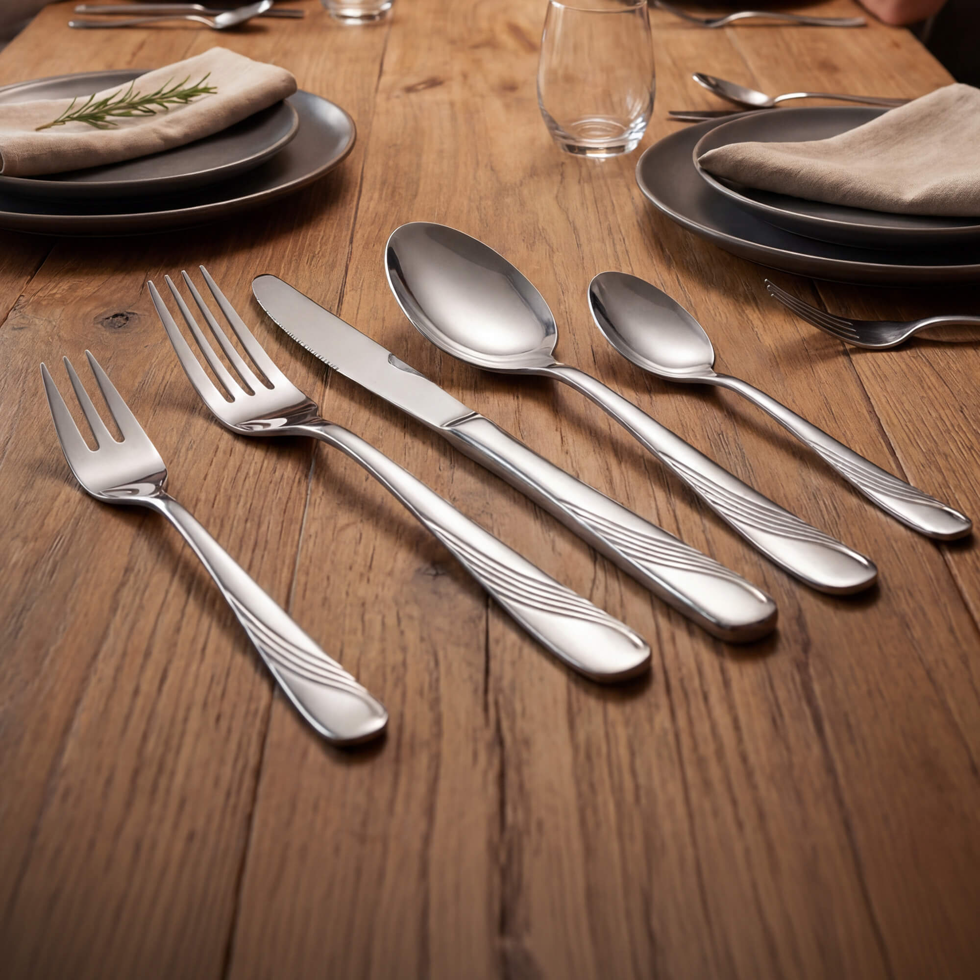Besteckset 150-teilig für 30 Personen, Serie Rügen