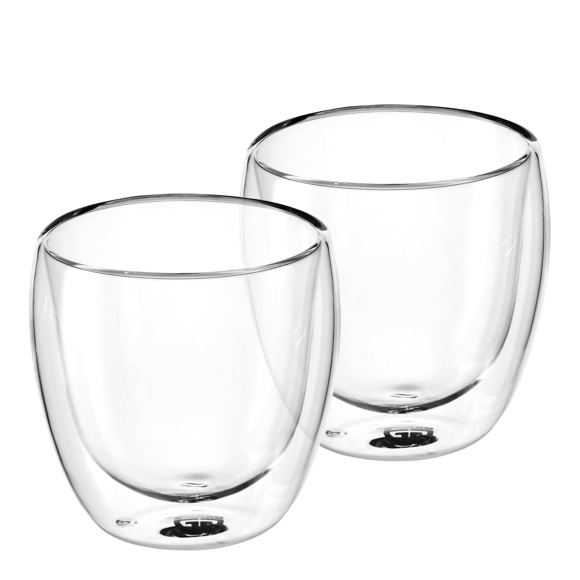 GRÄWE Doppelwandige Cappuccino-Thermogläser, 150 ml, 2er Set