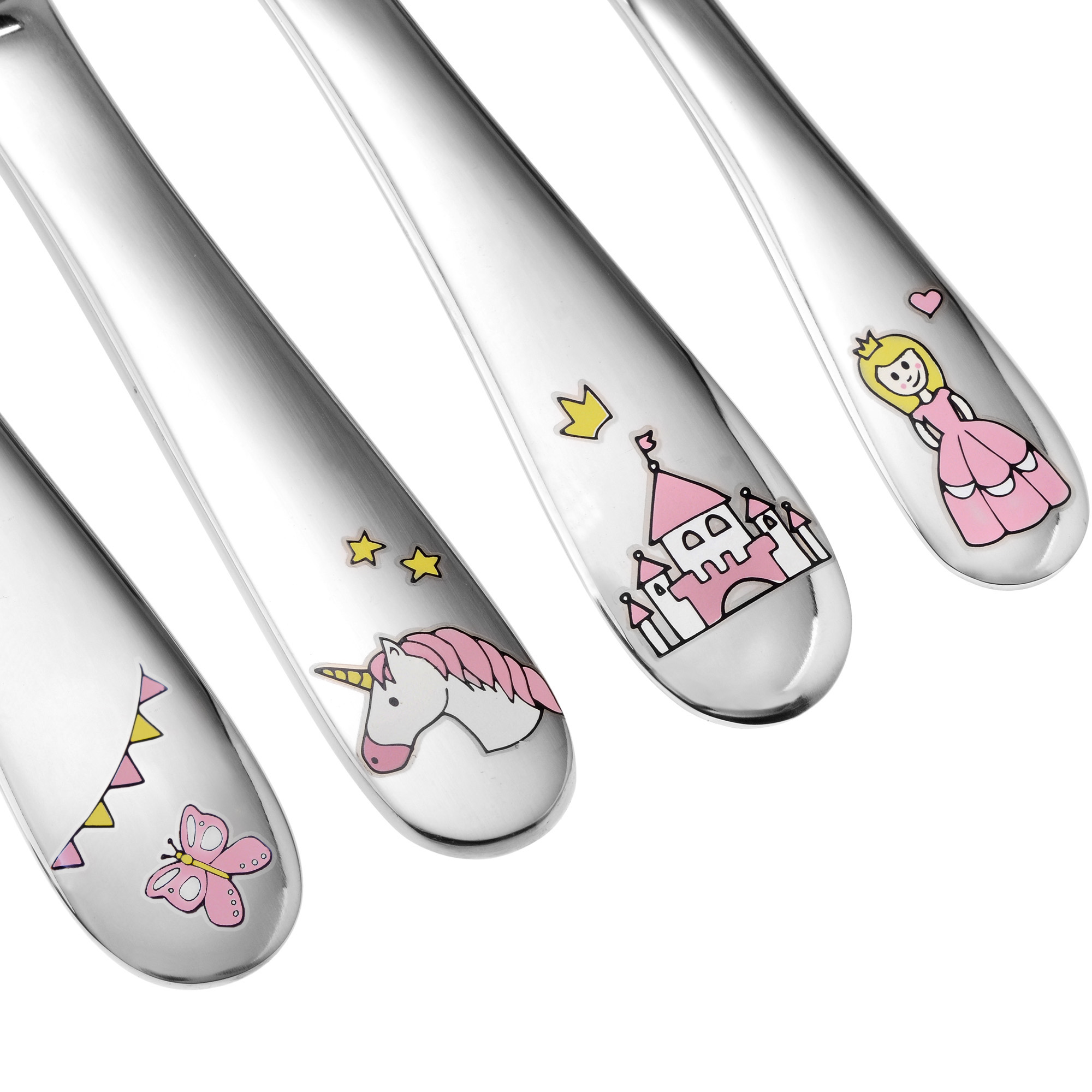 Kinderbesteck 4-teilig PRINZESSIN
