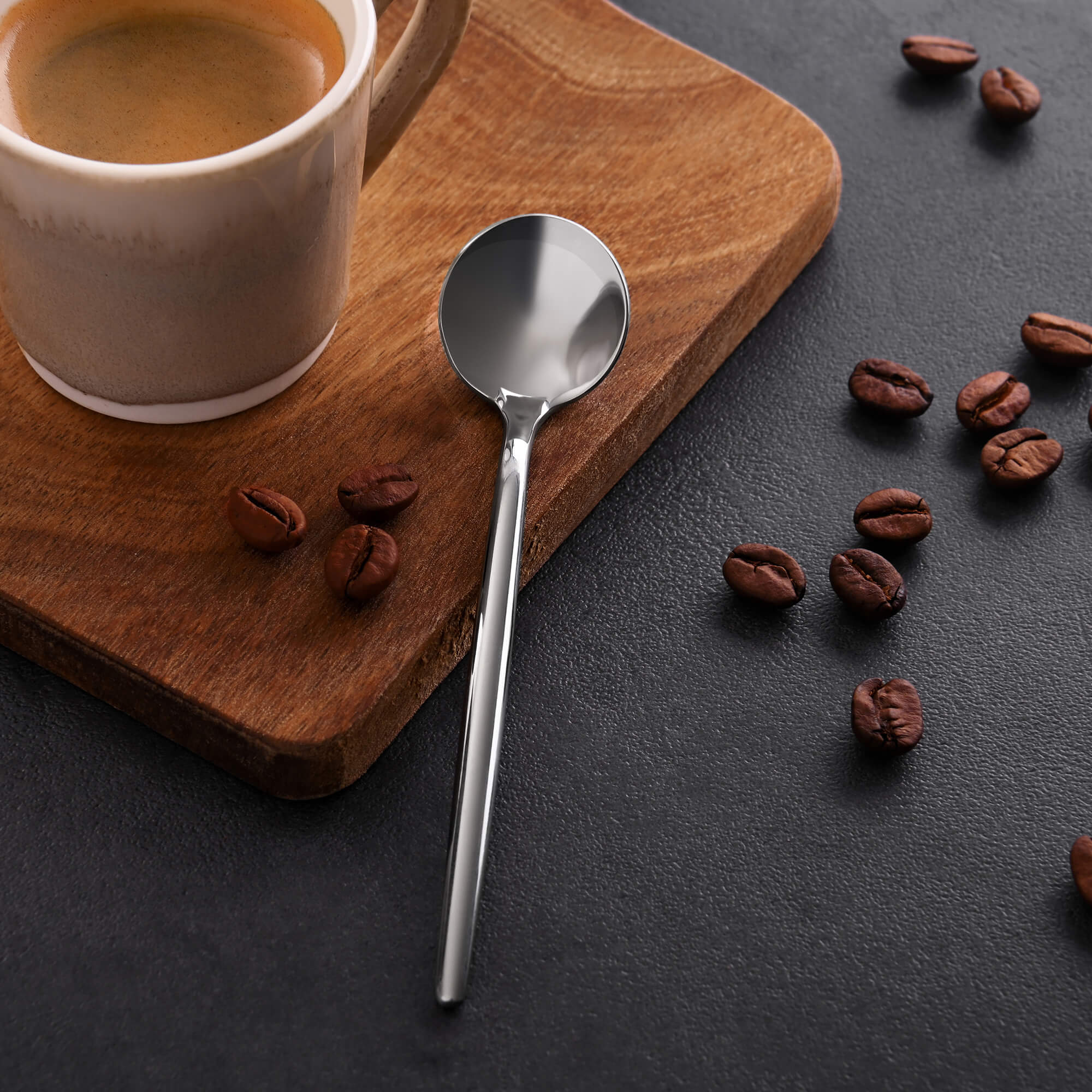 Espressolöffel Provence, 6-teilig, Edelstahl, 11 cm