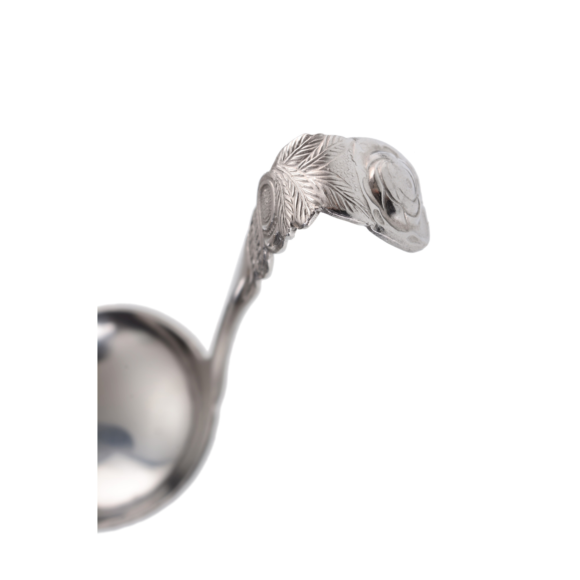ostfriesischer Sahnelöffel groß, Rosendekor