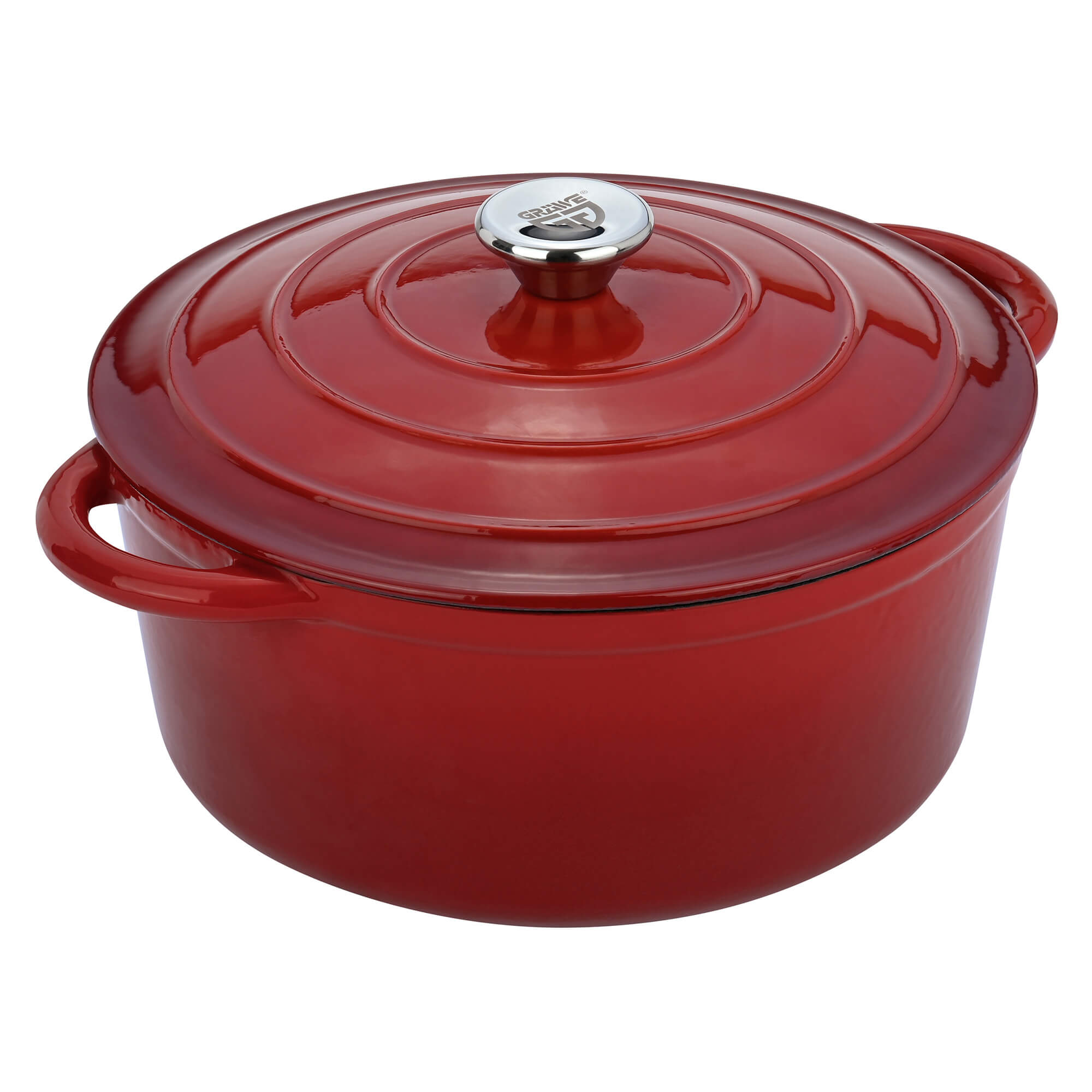 Gusseisentopf, emailliert, Ø 26 cm, Rot