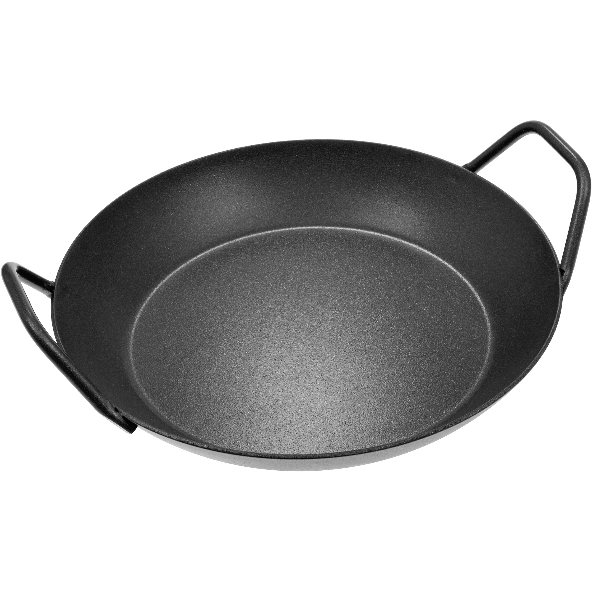 Schmiedeeiserne Servierpfanne 28 cm HOCH mit Keramikbeschichtung ECO PRO