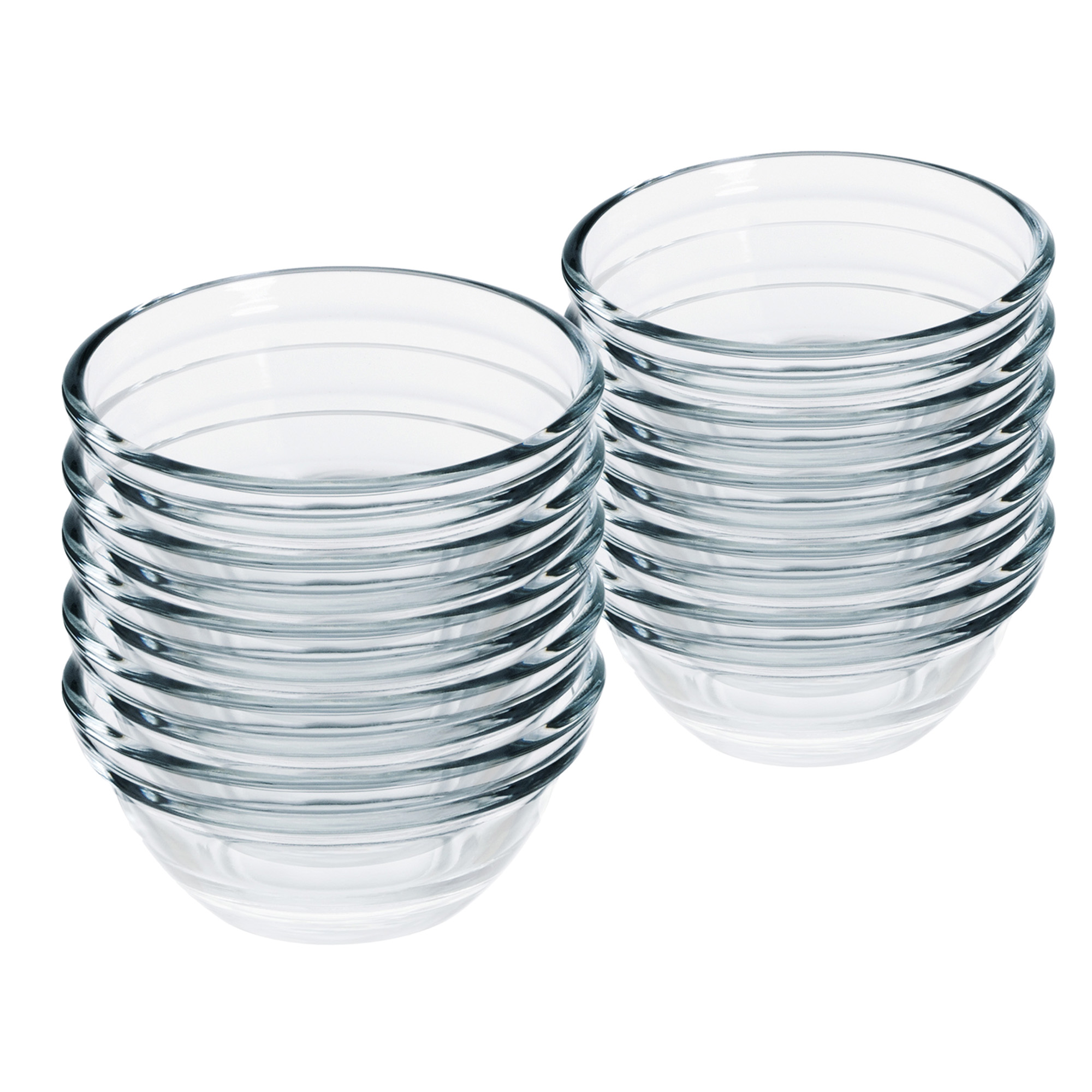 Glasschüssel 6 cm, 40ml, 10 Stück