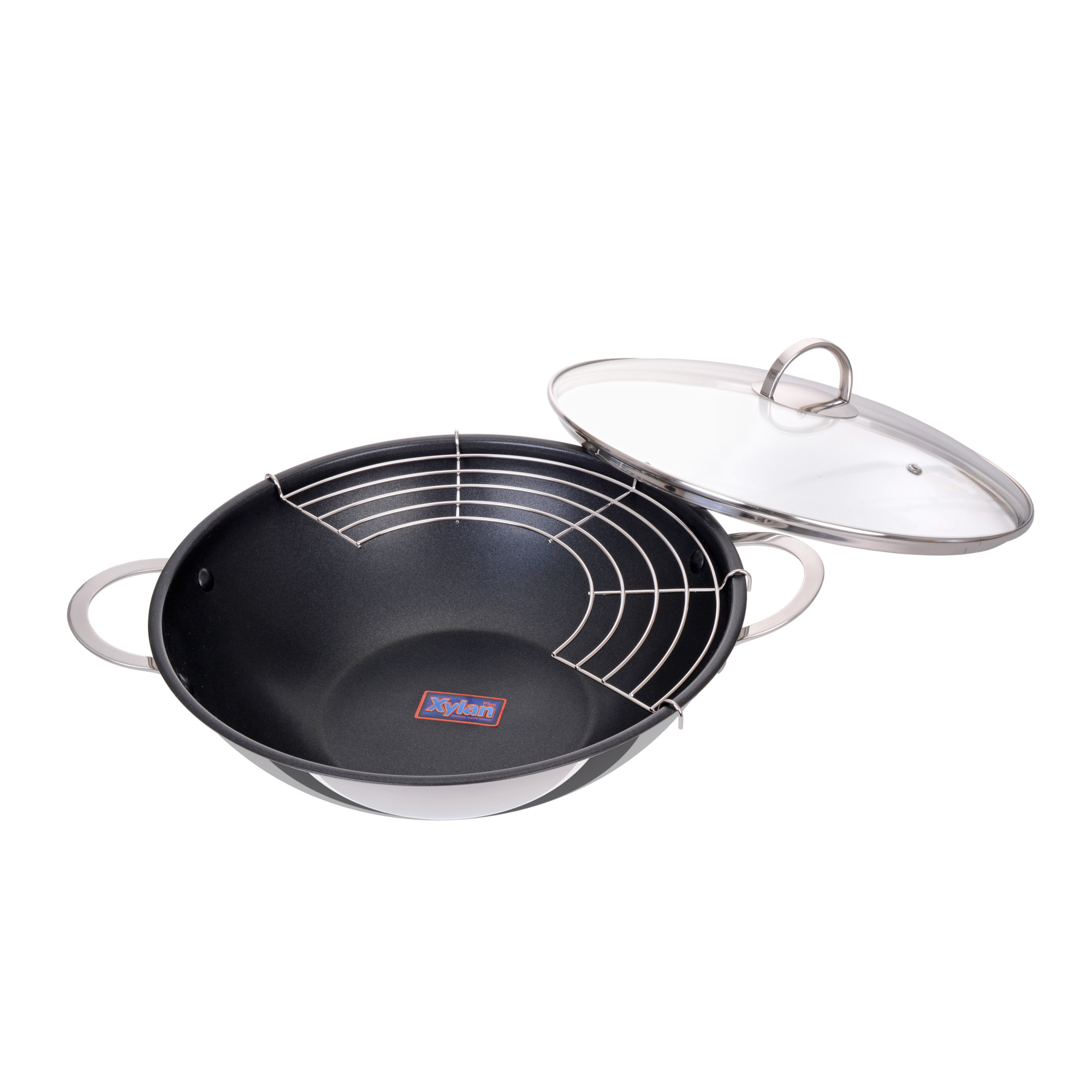 Wok-Set 32 cm mit Beschichtung, Serie Pro-Line