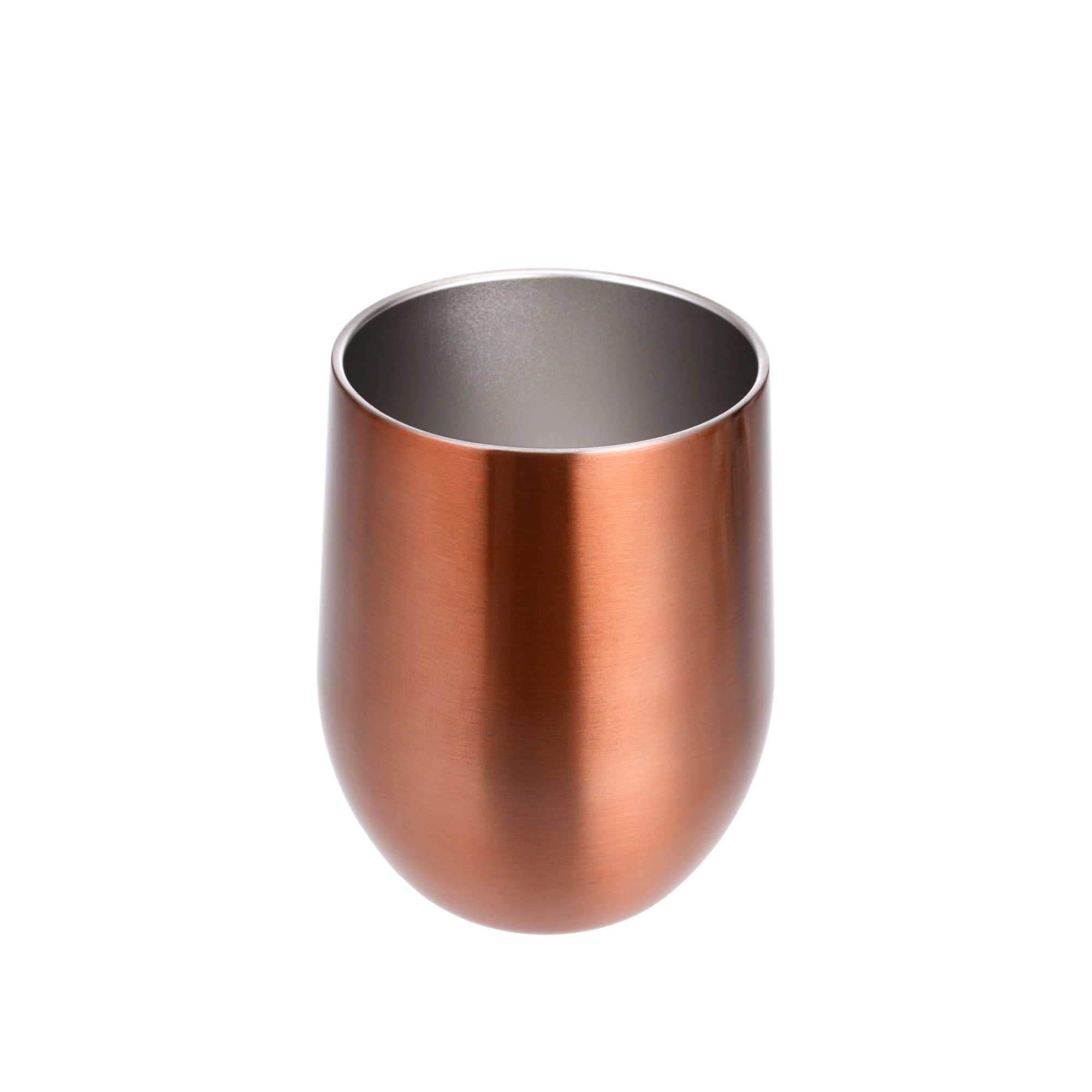 Isolierbecher Kupferfarben ohne Griff, 350 ml